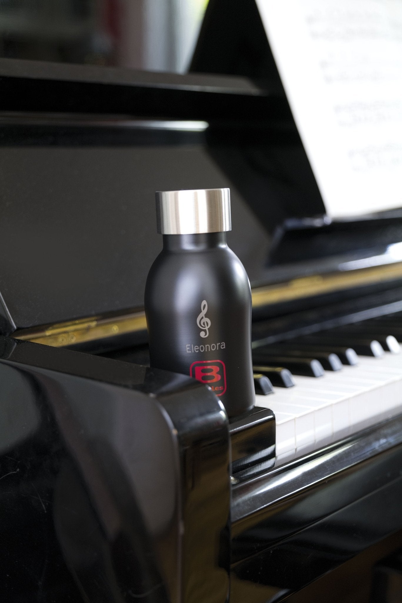 B Bottle  Twin 250 ml / 8.4 fl. oz  Nero Opaco-Casa Bugatti USA