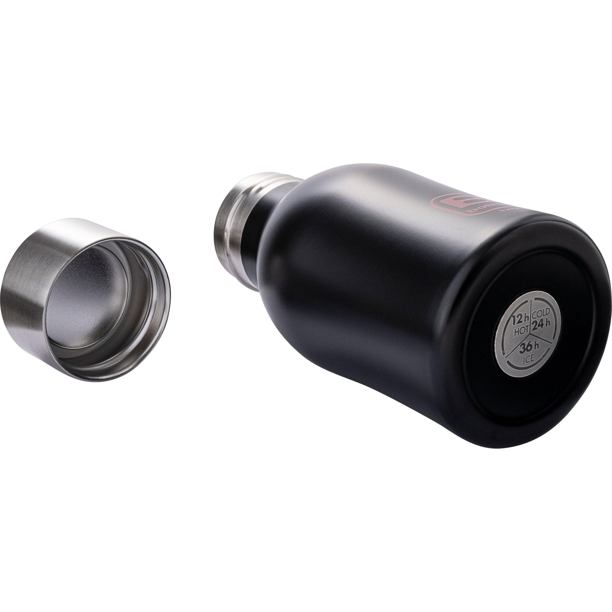 B Bottle  Twin 250 ml / 8.4 fl. oz  Nero Opaco-Casa Bugatti USA