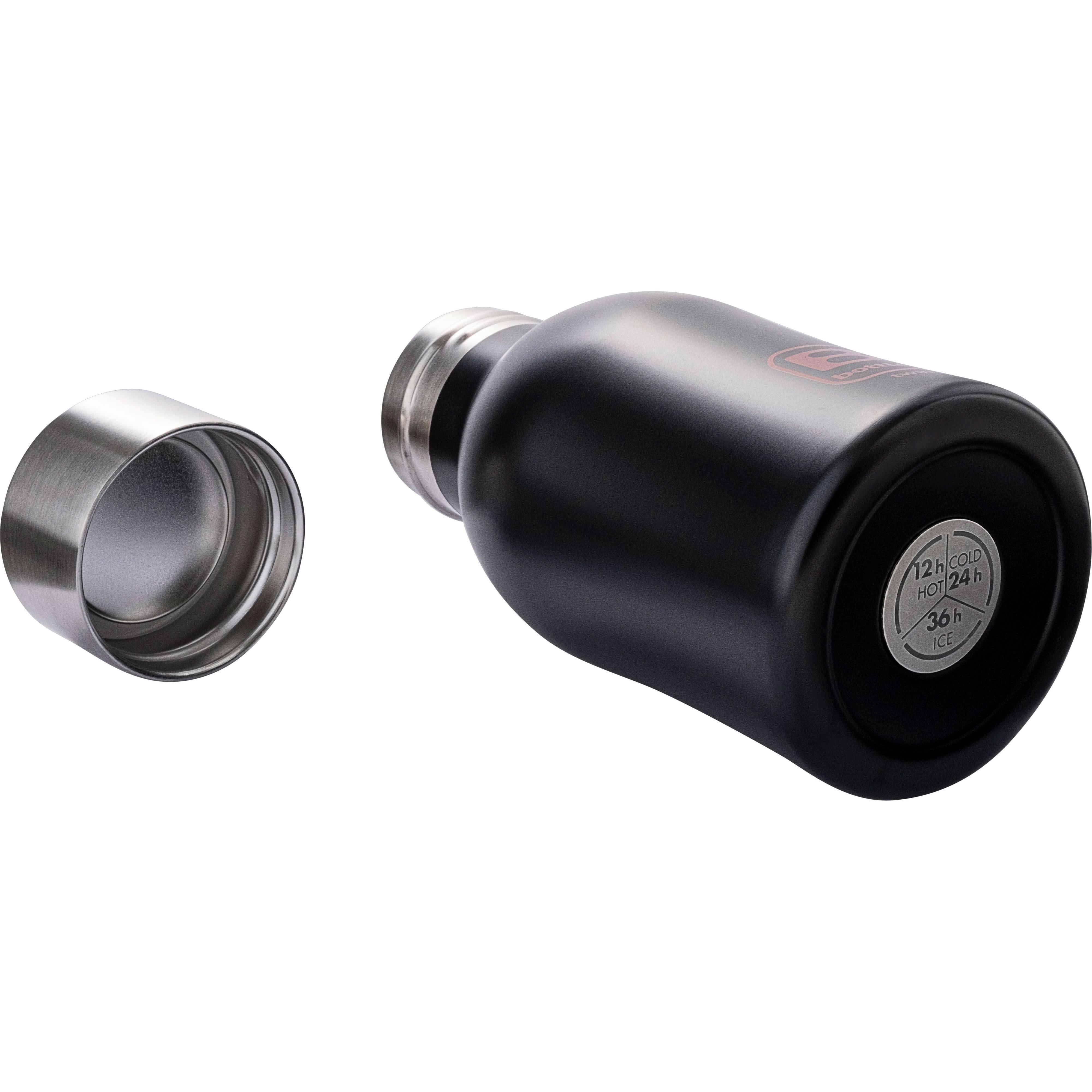 B Bottle  Twin 250 ml / 8.4 fl. oz  Nero Opaco-Casa Bugatti USA