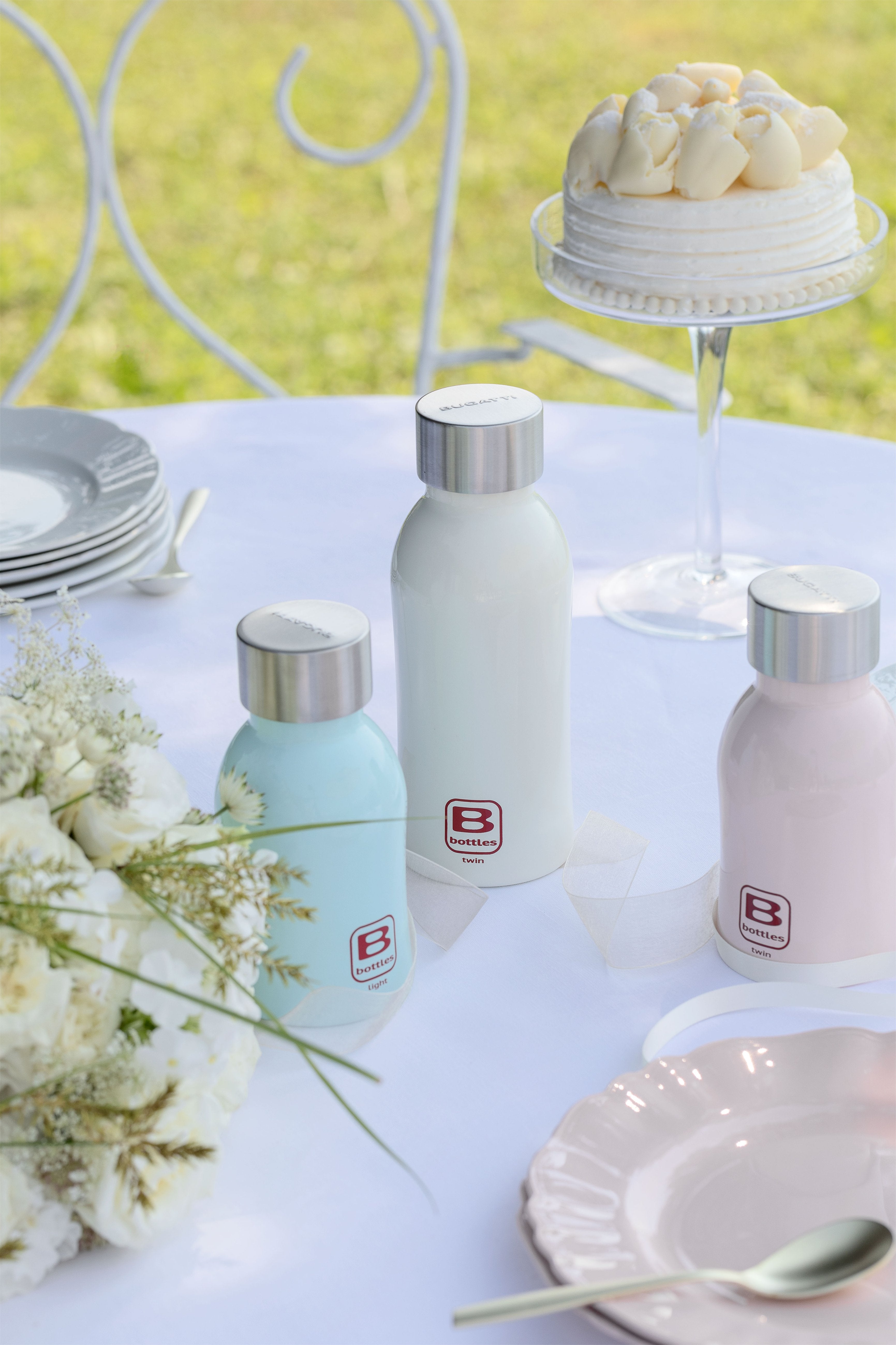 B Bottle  Twin 250 ml / 8.4 fl. oz  Pink-Casa Bugatti USA