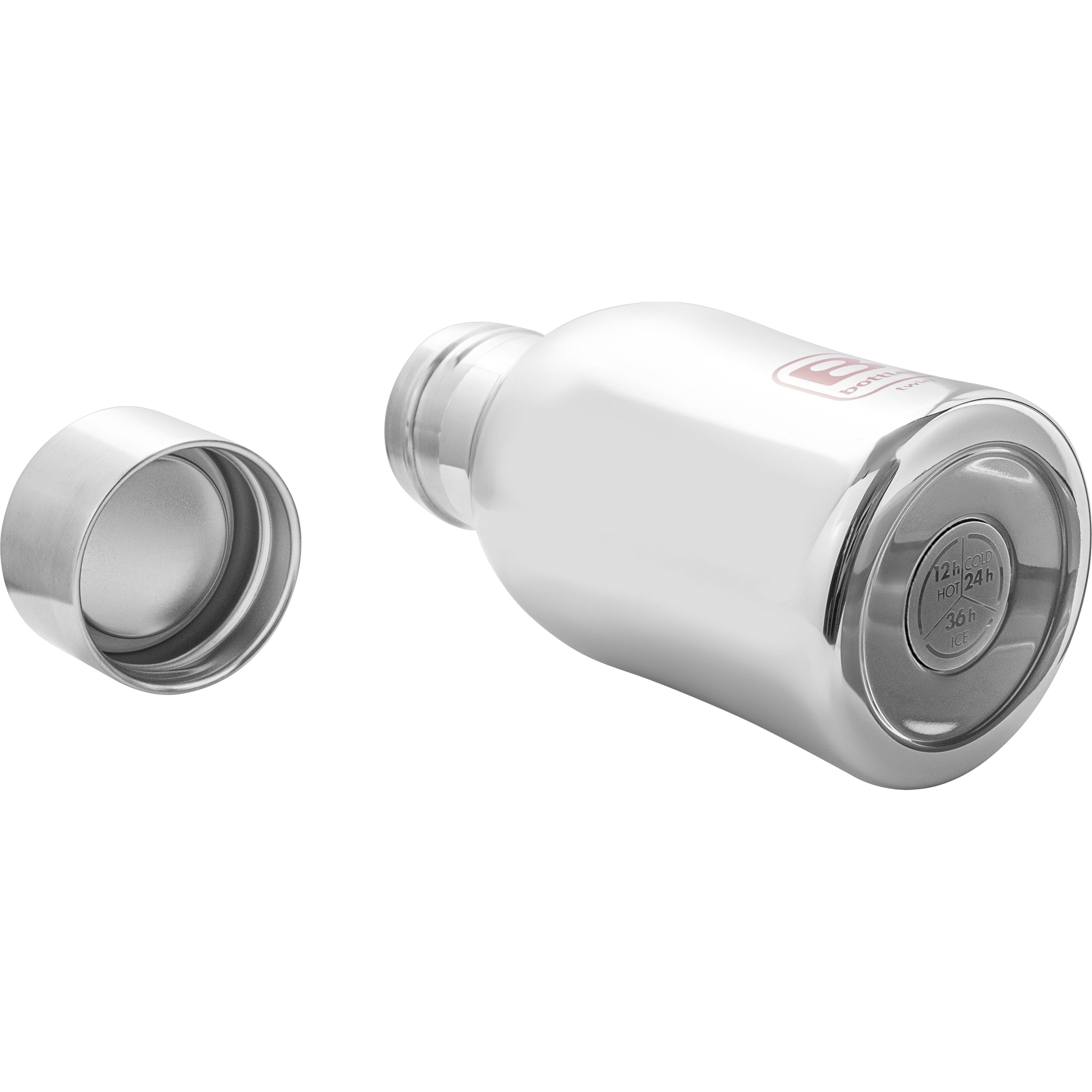 B Bottle  Twin 250 ml / 8.4 fl. oz  Silver Lux-Casa Bugatti USA