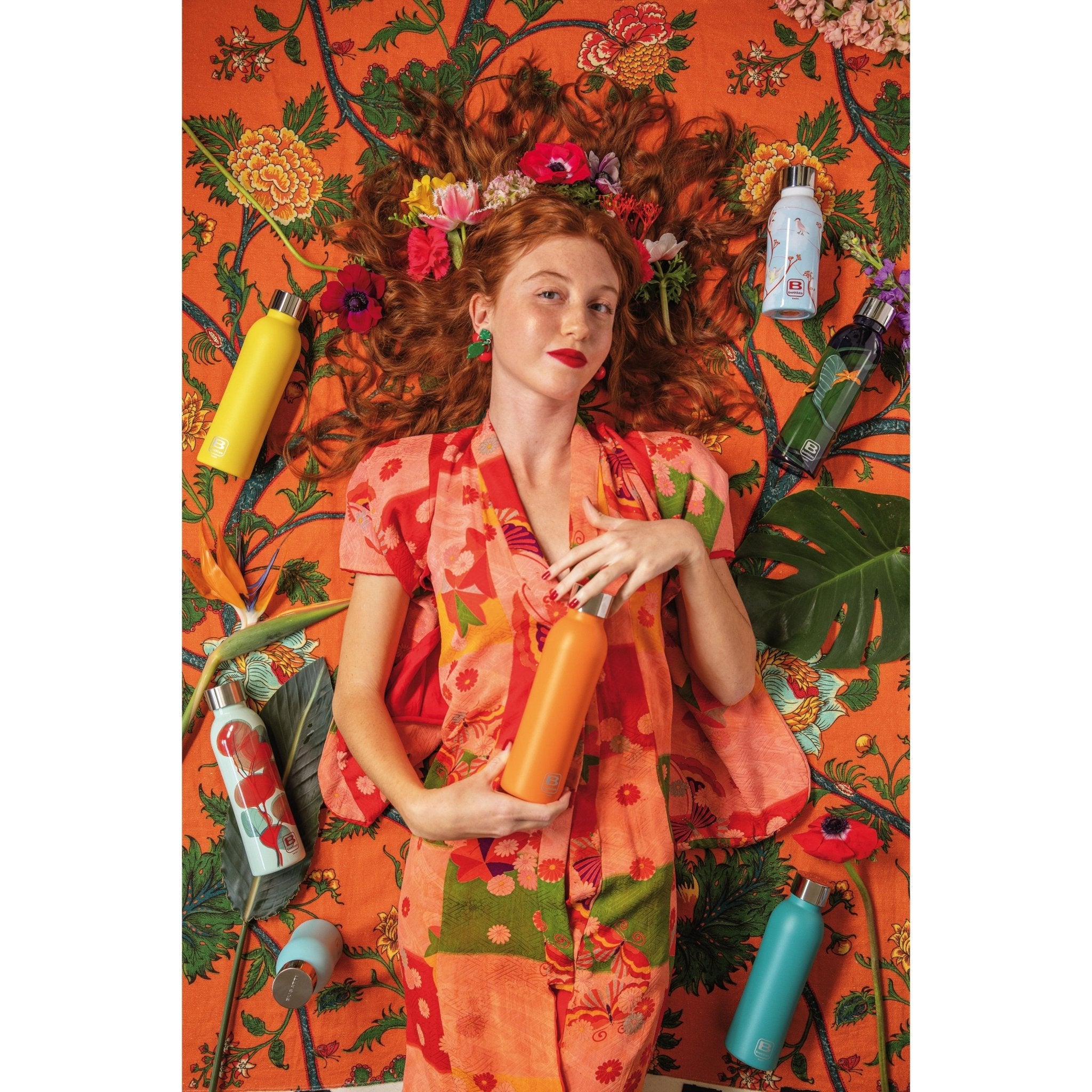 B Bottle  Twin 350 ml / 11.8 fl. oz  Acqua Marina Sand Diamond Coating-Casa Bugatti USA