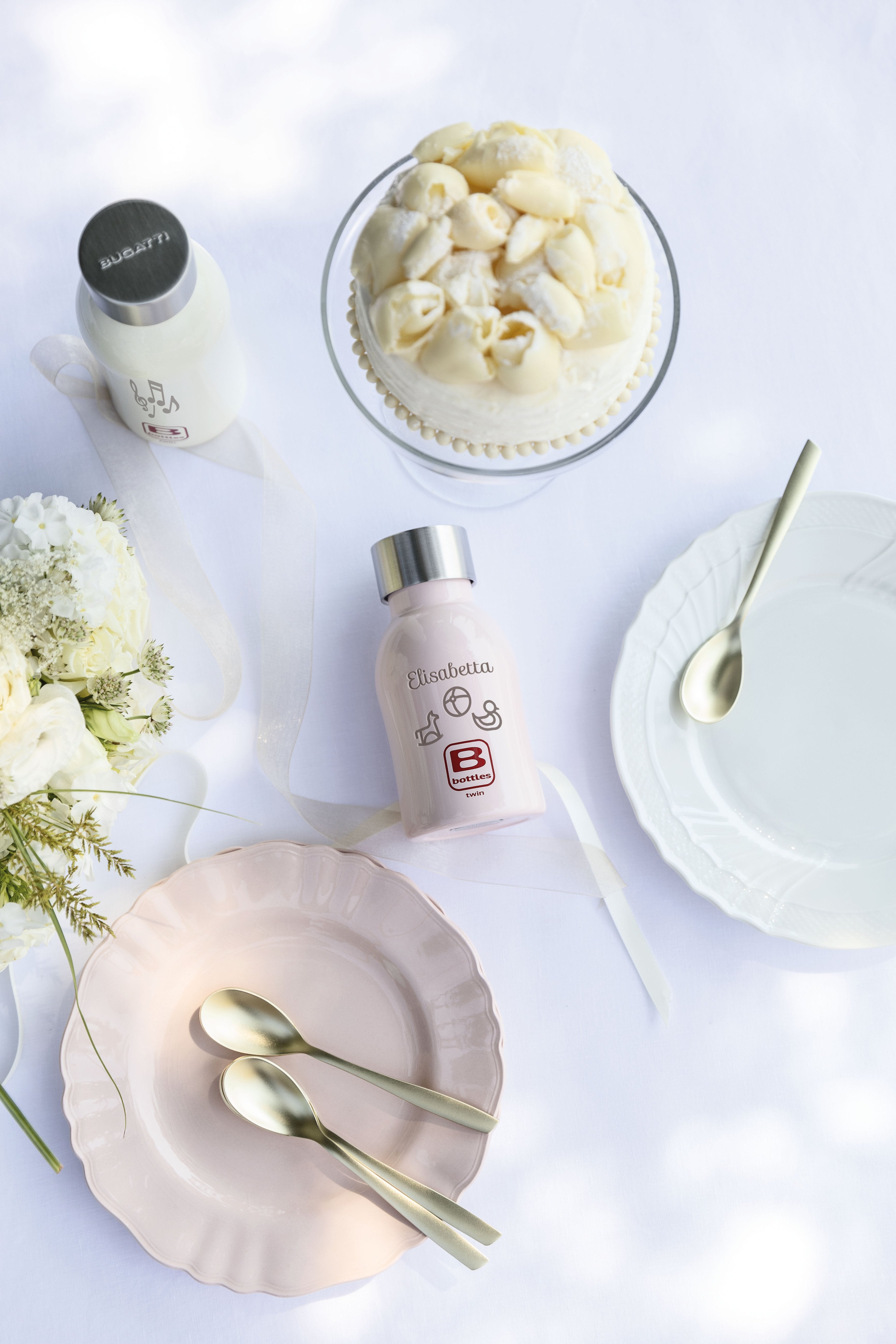 B Bottle  Twin - 350 ml / 11.8 fl. oz  Light Green-Casa Bugatti USA