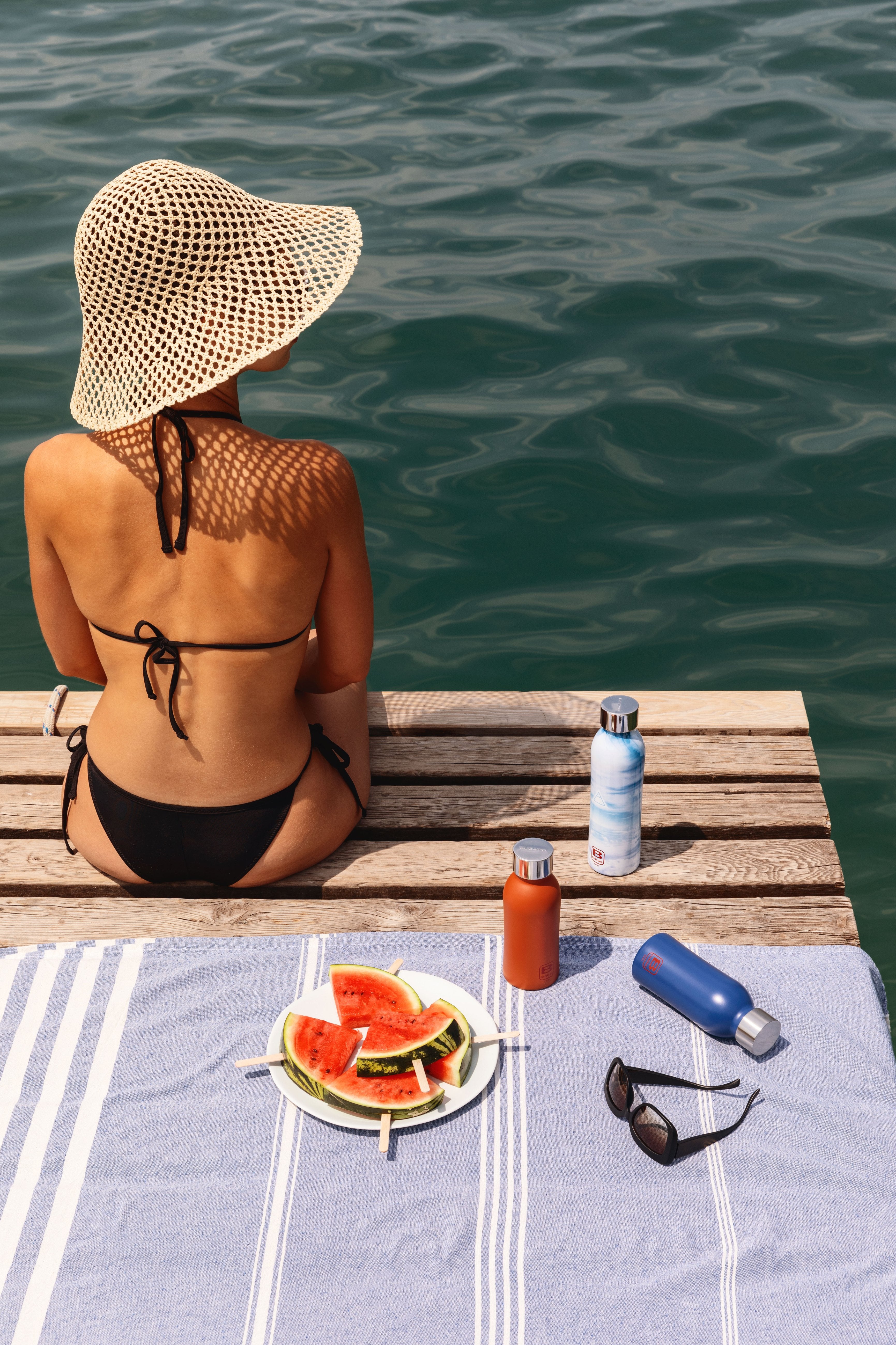 B Bottle  Twin 350 ml / 11.8 fl. oz  Potter'S Clay-Casa Bugatti USA