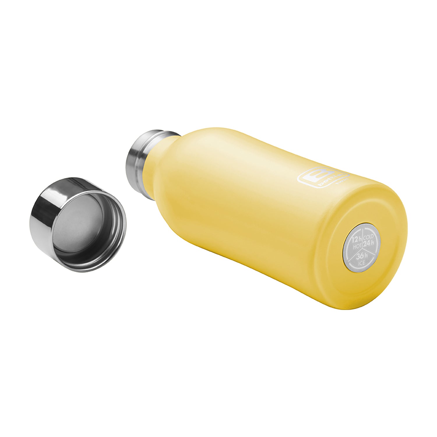 B Bottle  Twin 350 ml / 11.8 fl. oz  Yellow Sand Diamond Coating-Casa Bugatti USA