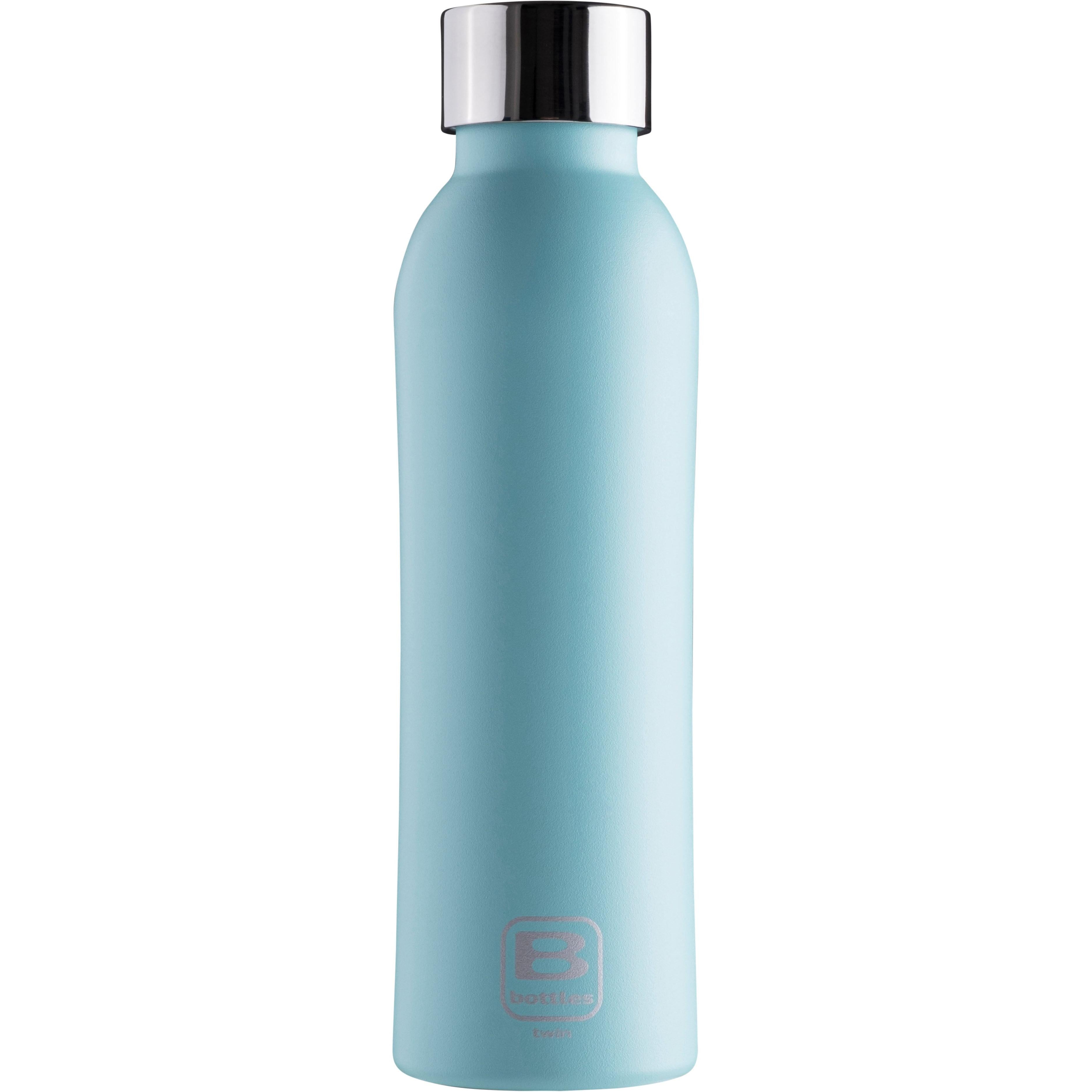 B Bottle  Twin 500 ml / 16.9 fl. oz.  Acqua Marina Sand Diamond Coating-Casa Bugatti USA