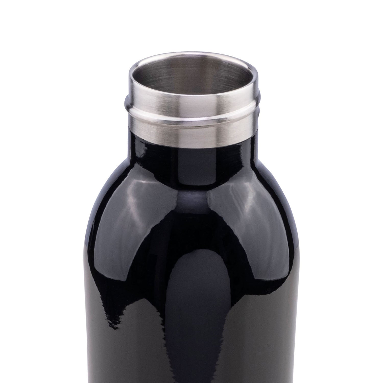 B Bottle  Twin 500 ml / 16.9 fl. oz.  Black Piano Bright Diamond Coating-Casa Bugatti USA