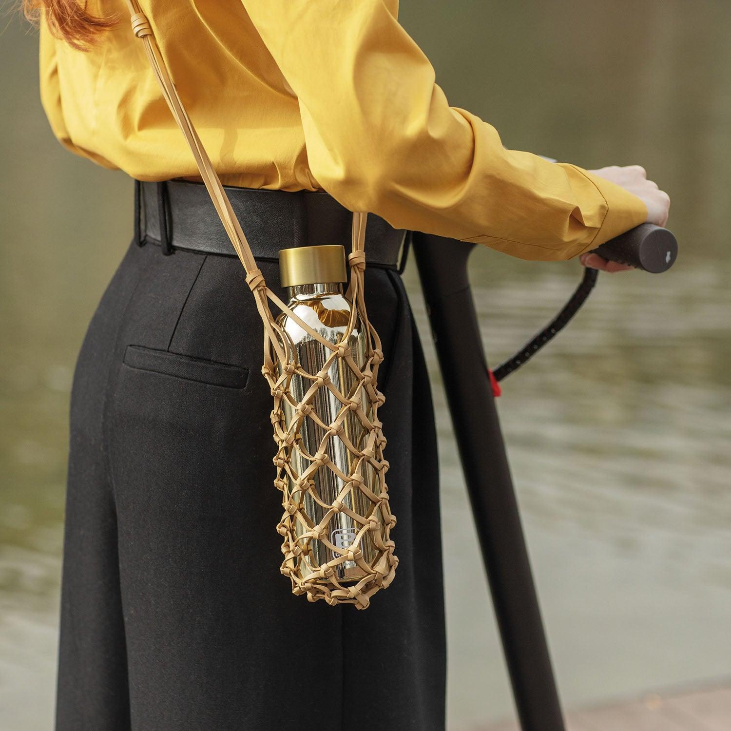 B Bottle  Twin 500 ml / 16.9 fl. oz.  Gold Lux-Casa Bugatti USA