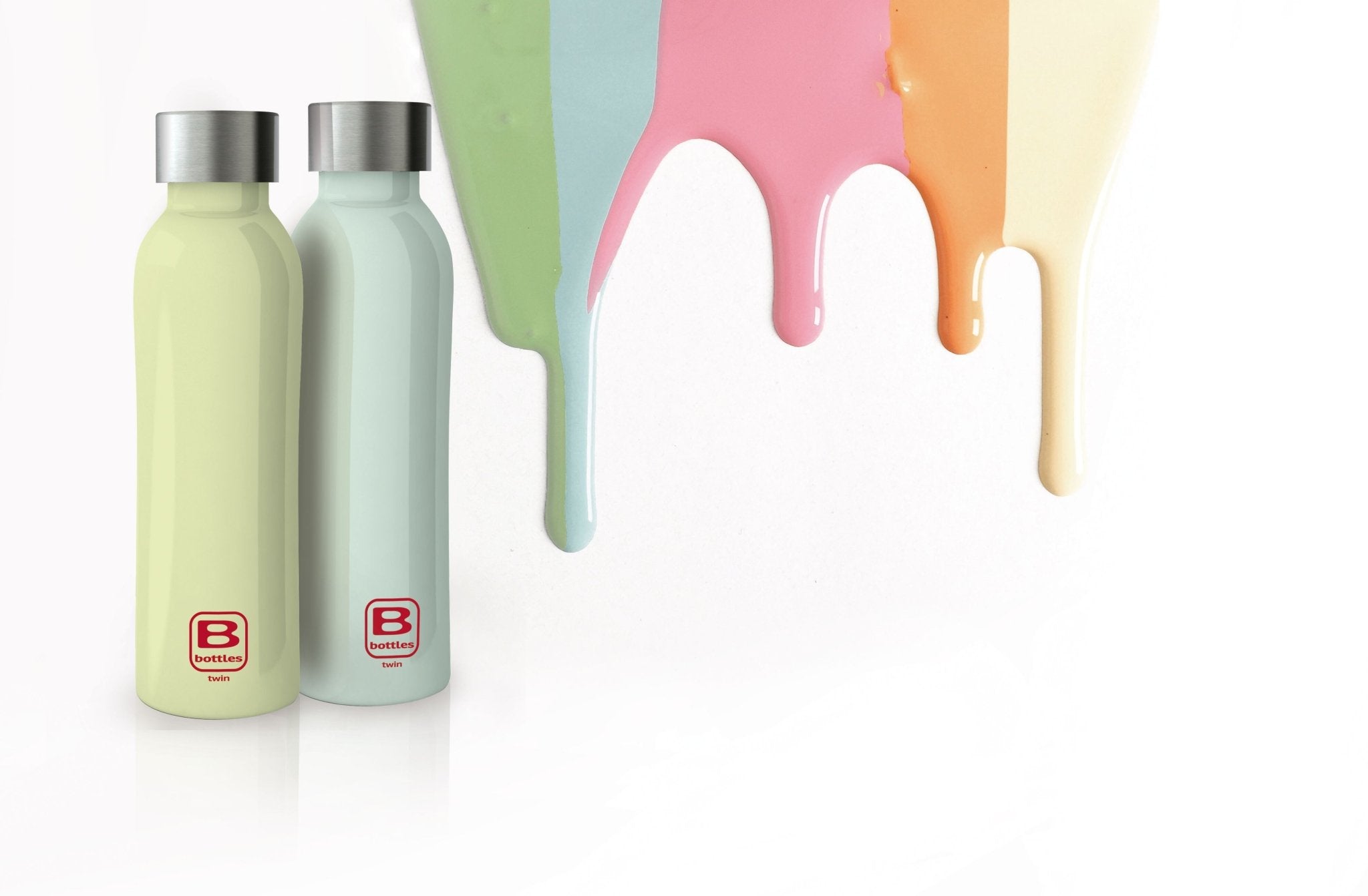 B Bottle  Twin - 500 ml / 16.9 fl. oz.  Light Green-Casa Bugatti USA