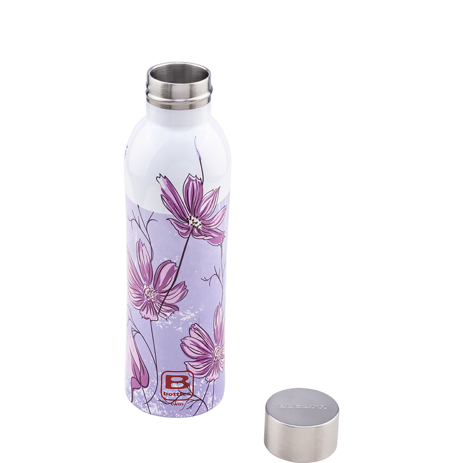 B Bottle  Twin 500 ml / 16.9 fl. oz.  Lilies-Casa Bugatti USA