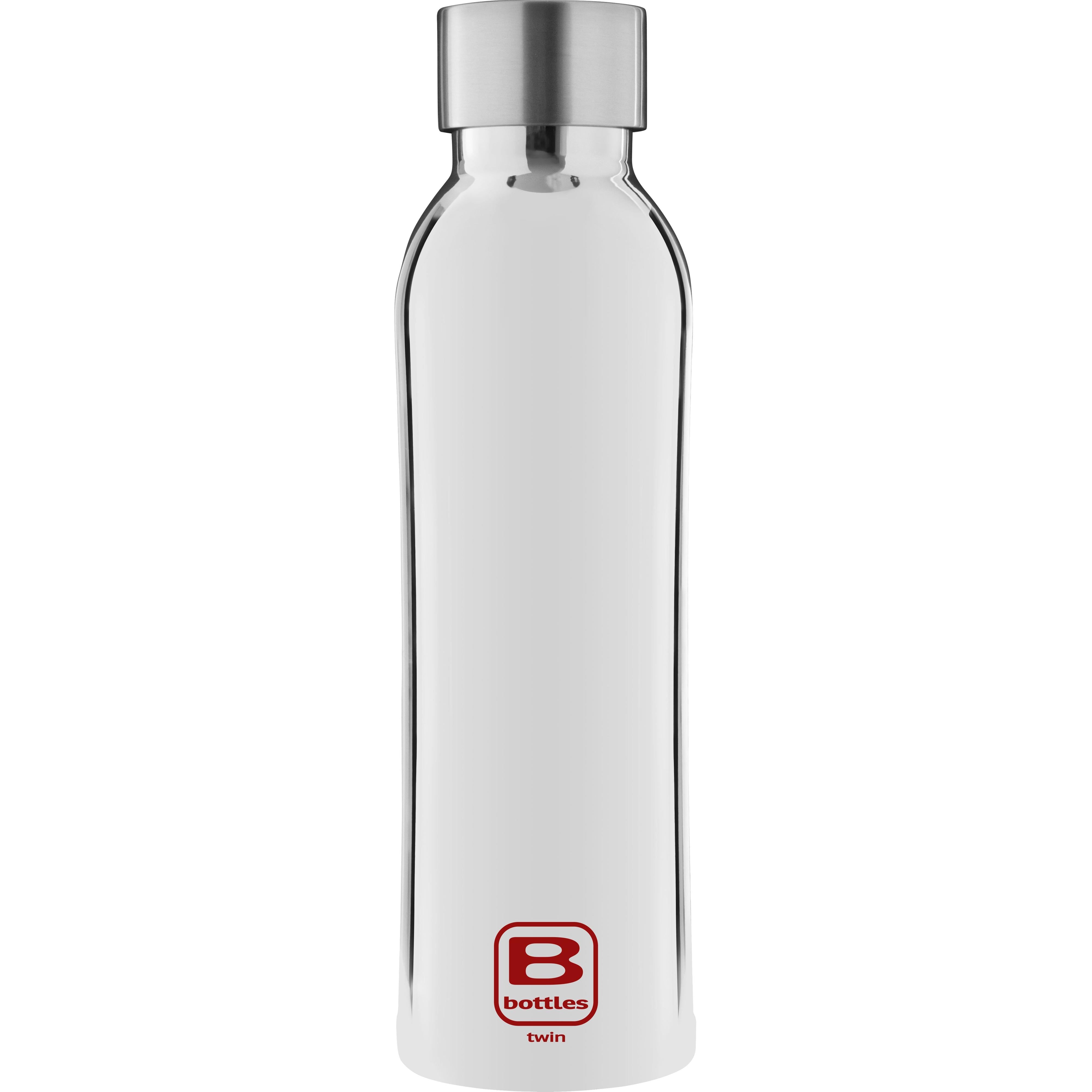 B Bottle  Twin 500 ml / 16.9 fl. oz.  Silver Lux-Casa Bugatti USA