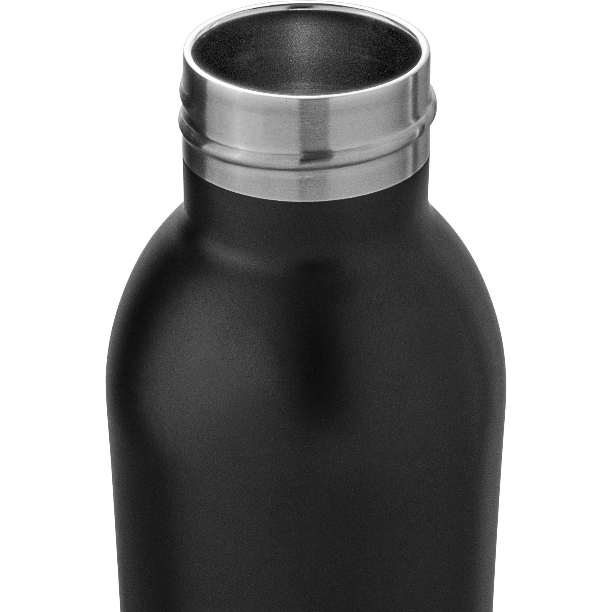 B Bottle  Twin 500 ml / 16.9 fl. oz.  Square Silver-Casa Bugatti USA