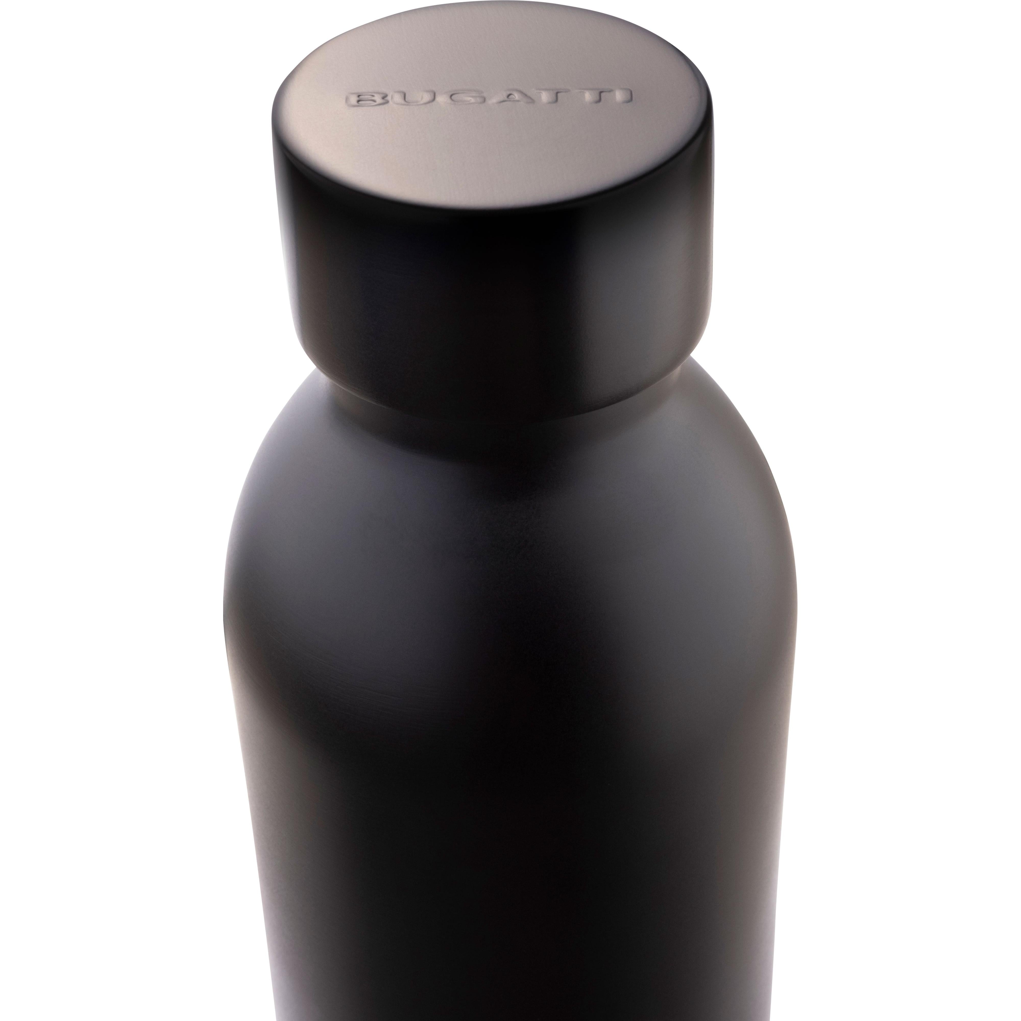 B Bottle  Twin 500 ml / 16.9 fl. oz.  Square Silver-Casa Bugatti USA