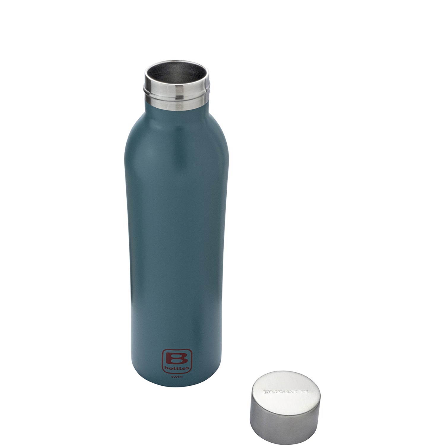 B Bottle  Twin 500 ml / 16.9 fl. oz.  Teal Blue-Casa Bugatti USA