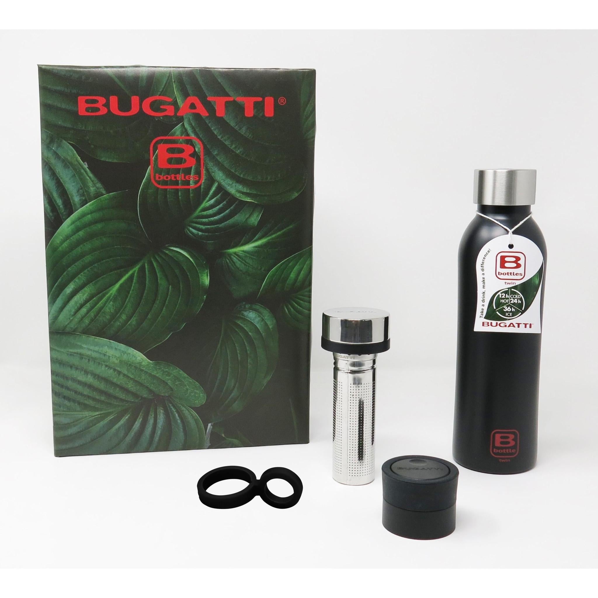 B Bottle Twin 500 ml Black Matte-Casa Bugatti USA