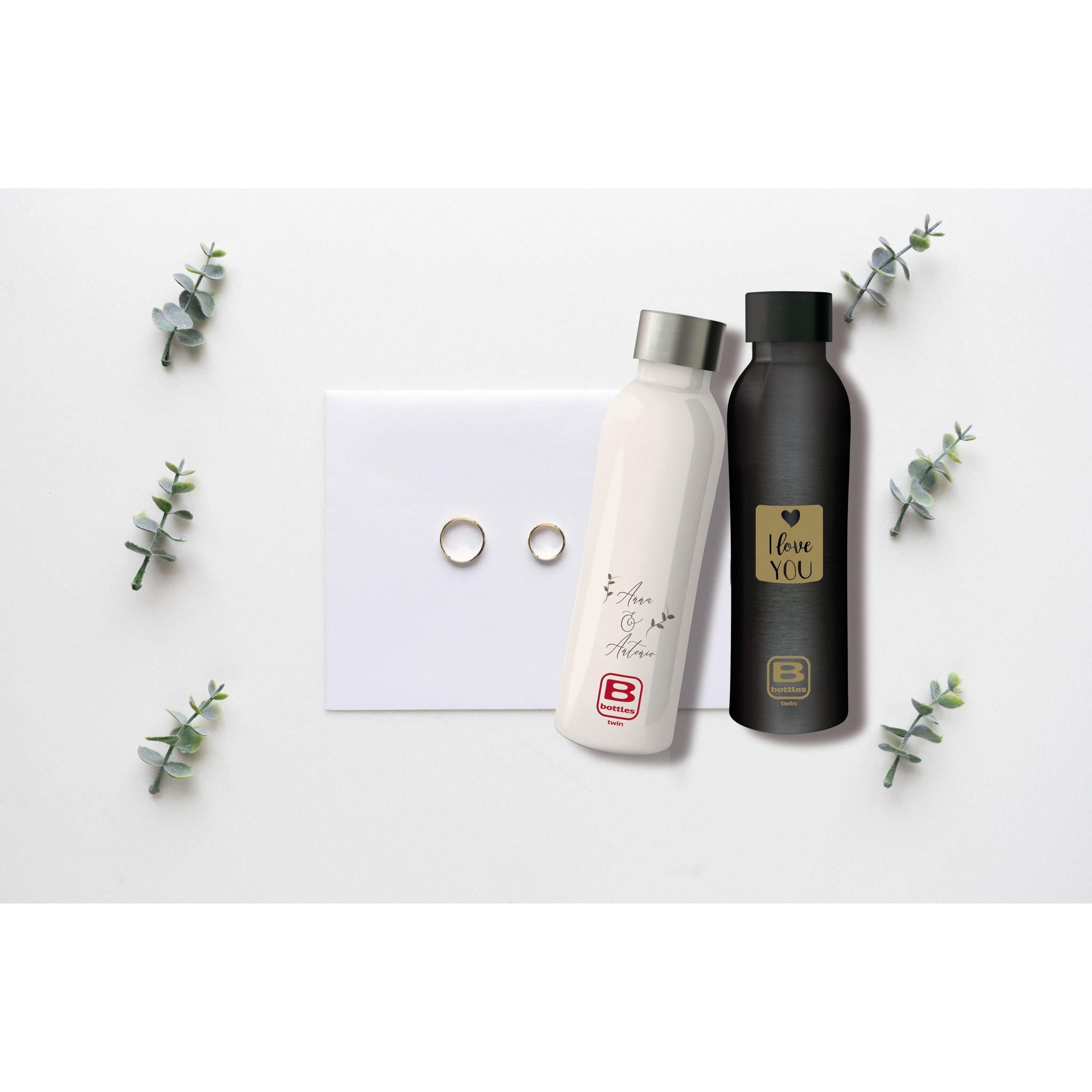 B Bottle Twin 500 ml White-Casa Bugatti USA