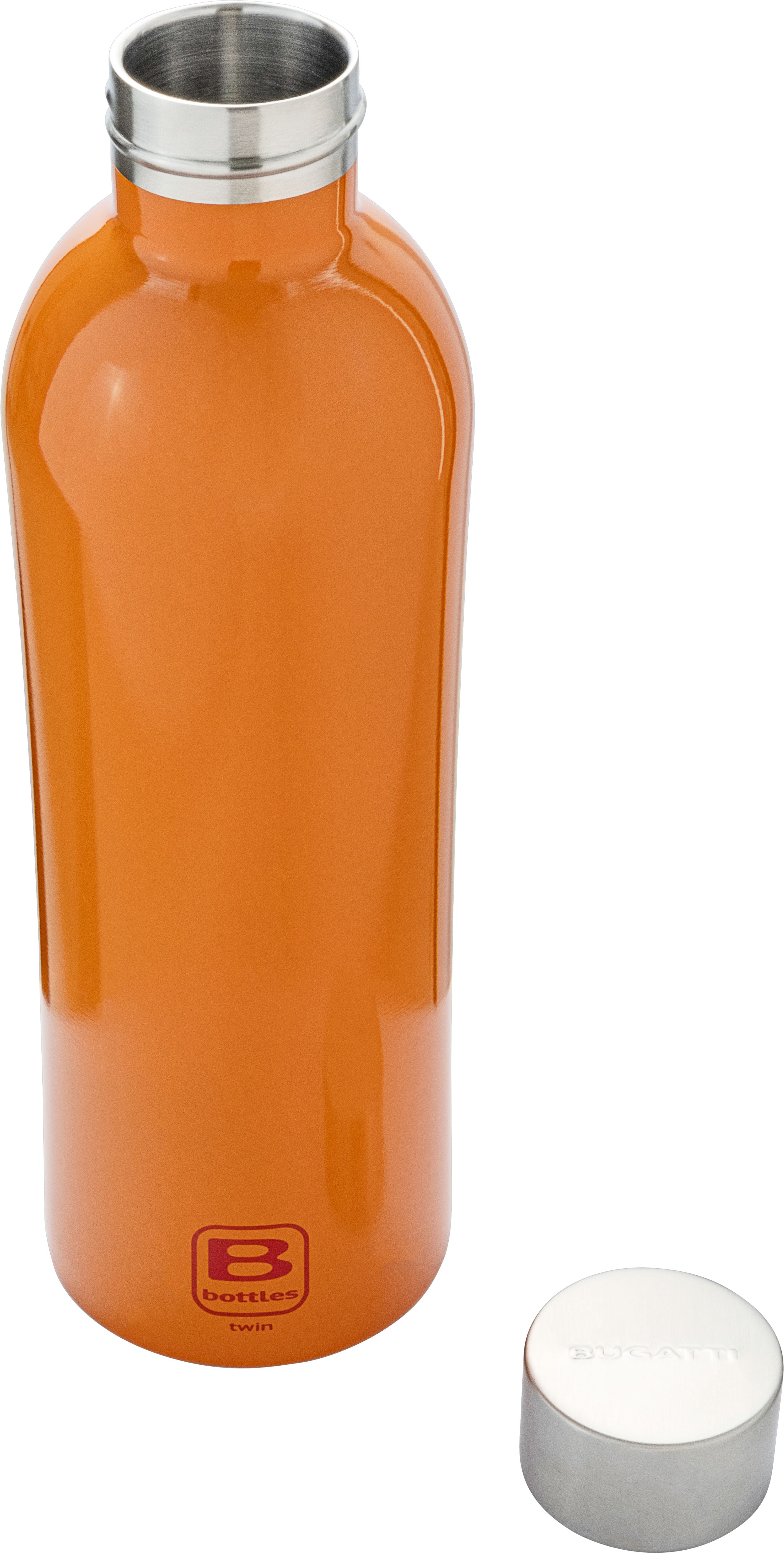B Bottle  Twin - 800 ml / 27 fl. oz.  Orange Lucido-Casa Bugatti USA