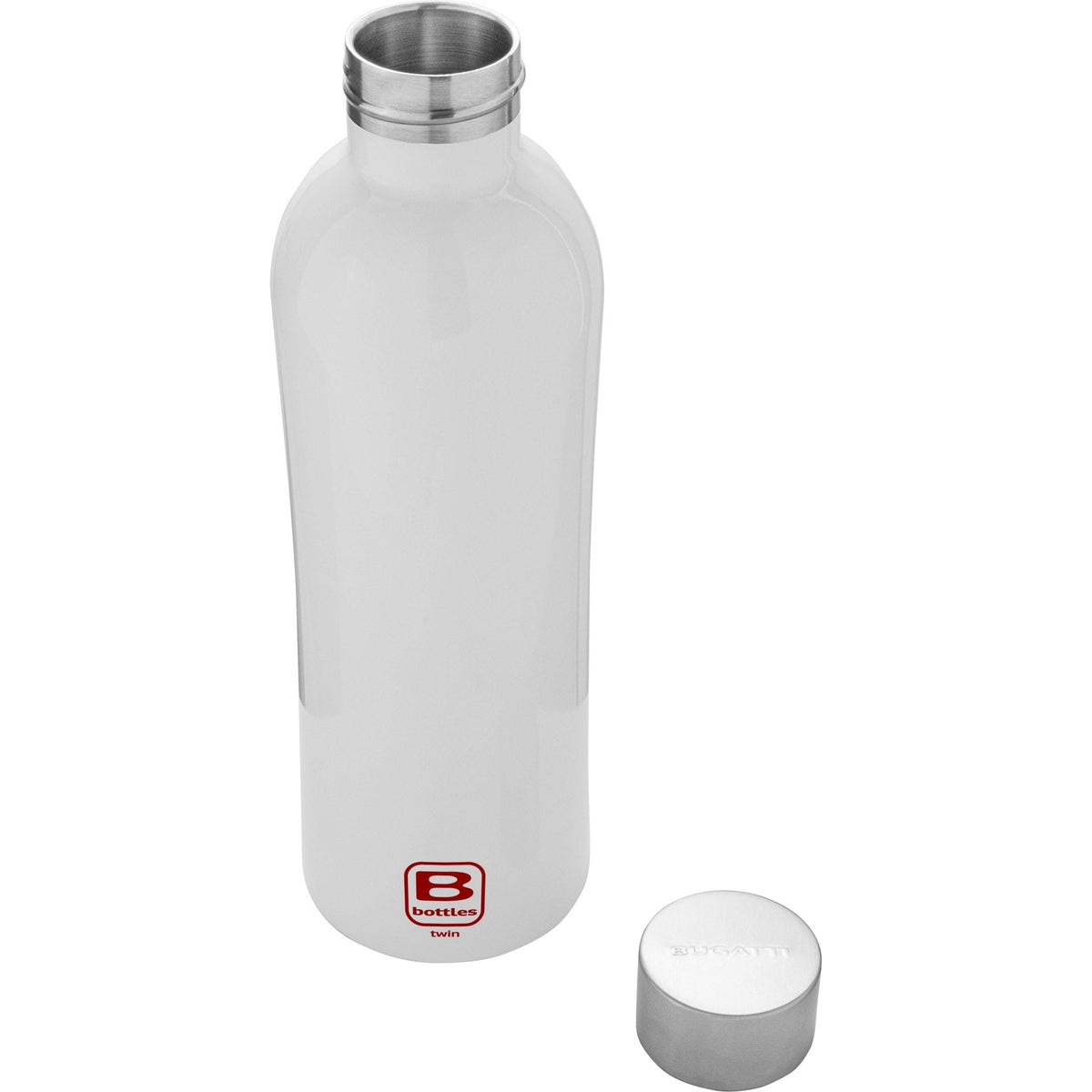 B Bottle  Twin 800 ml / 27 fl. oz.  Bianco Bright-Casa Bugatti USA