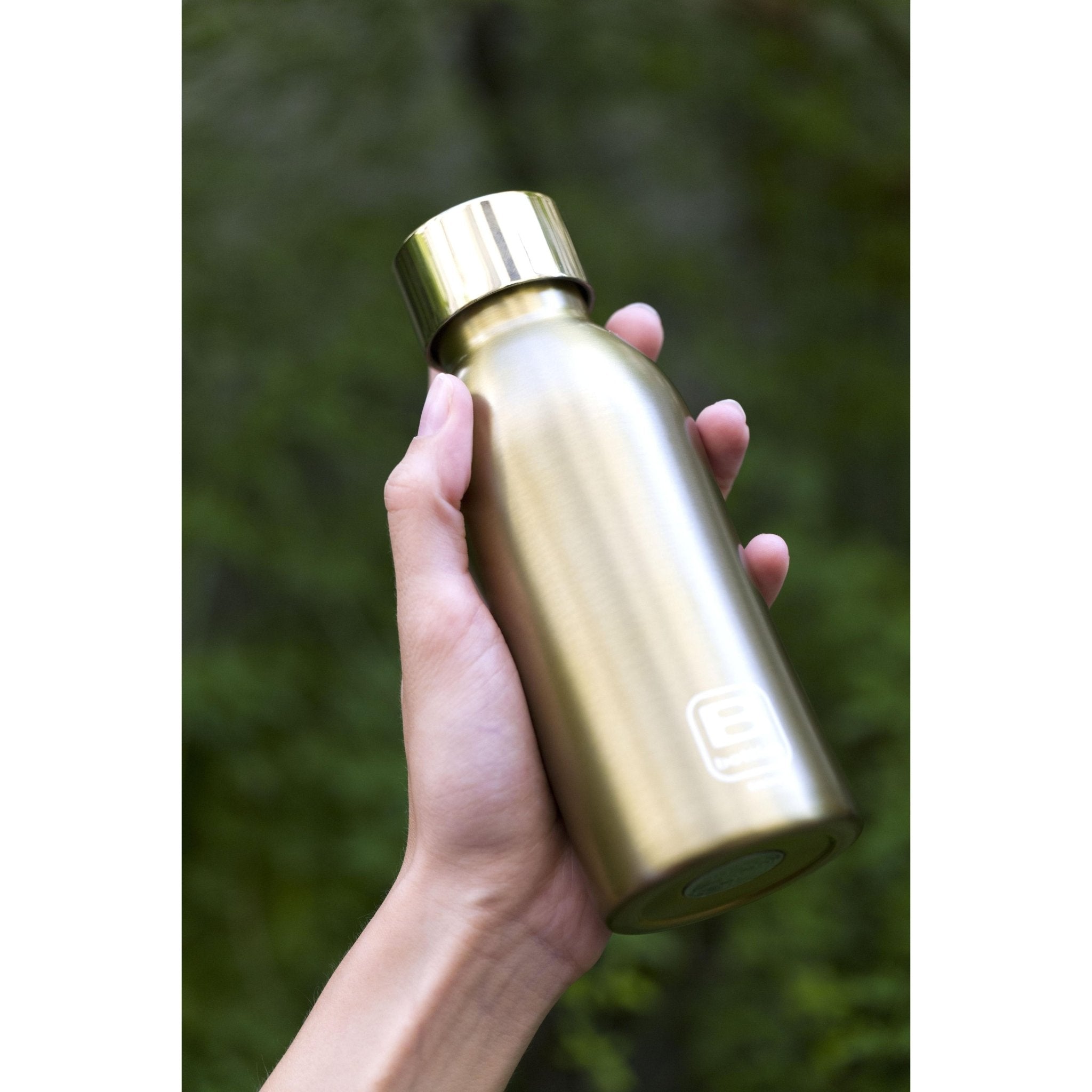 B Bottle  Twin 350 ml / 11.8 fl. oz  Gold Brushed-Casa Bugatti USA