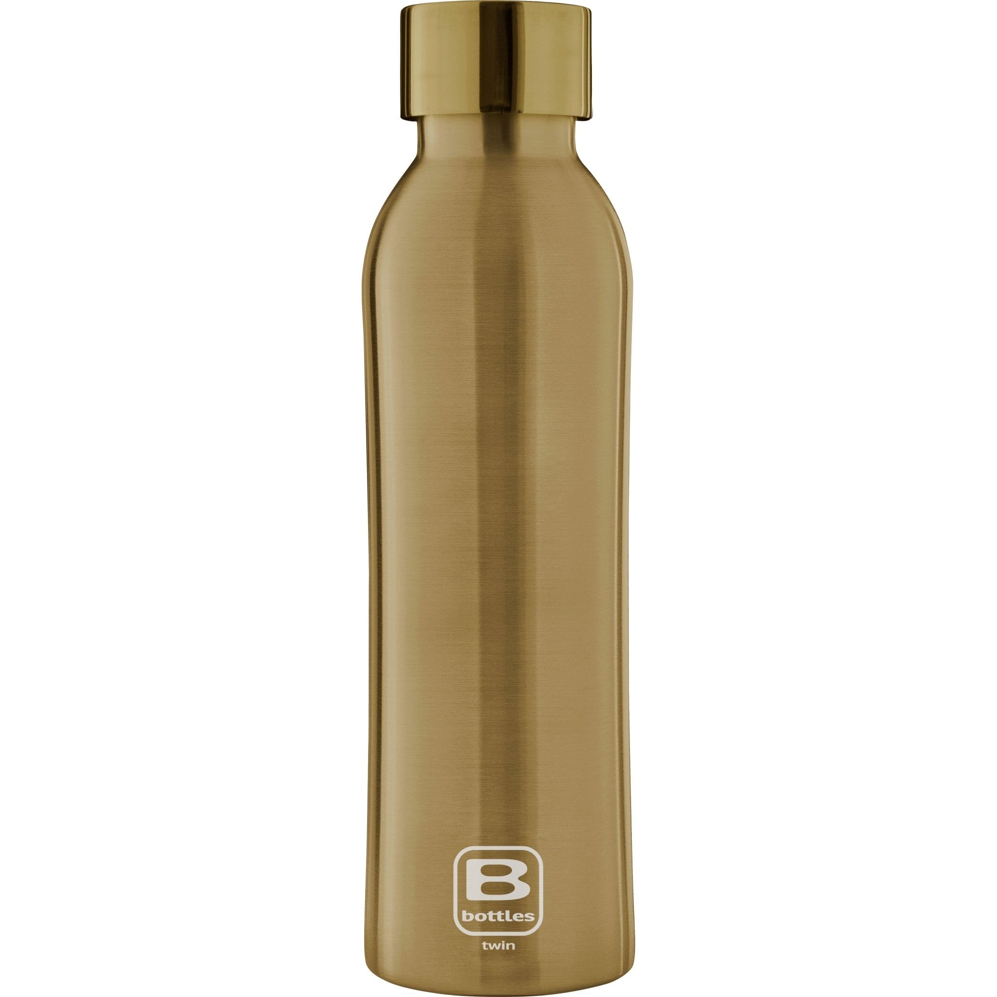 B Bottle  Twin 500 ml / 16.9 fl. oz. Gold Brushed-Casa Bugatti USA