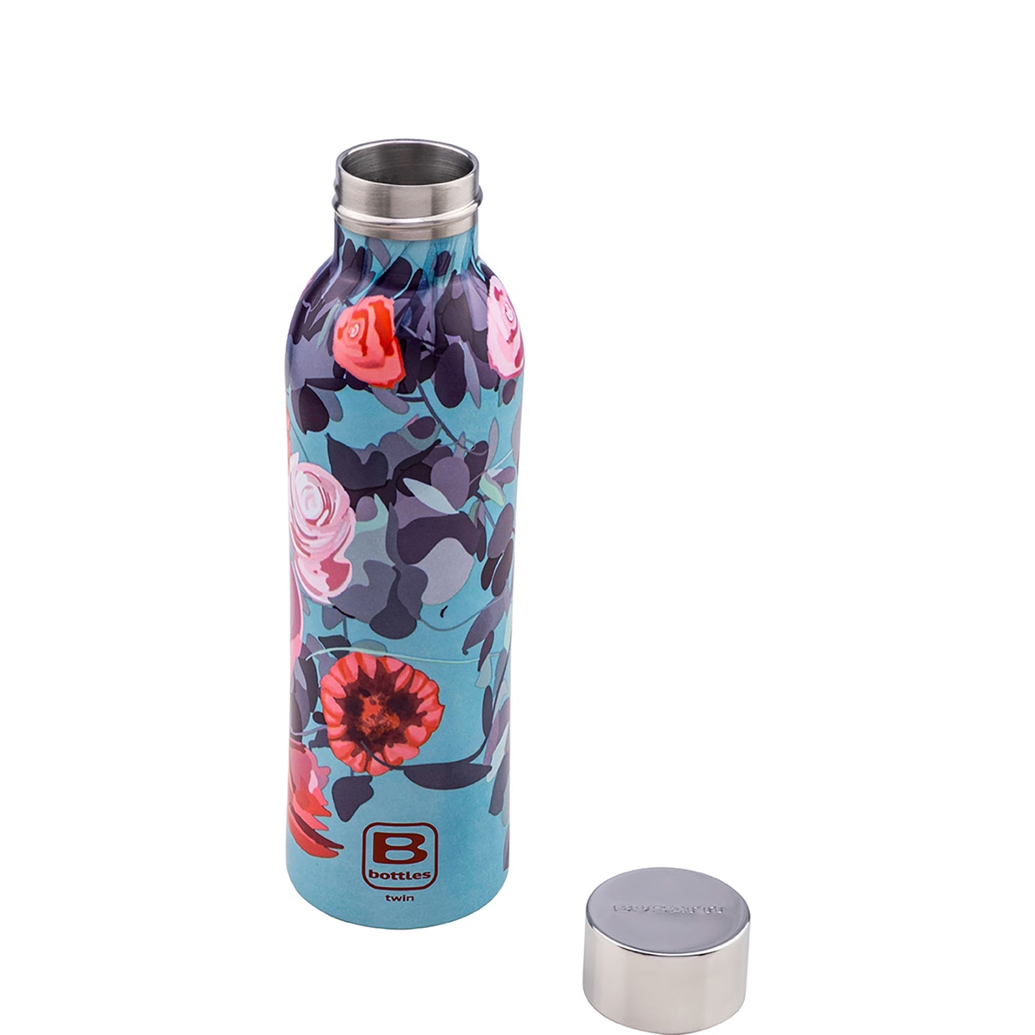 B Bottle  Twin 500 ml / 16.9 fl. oz.  Flowers-Casa Bugatti USA