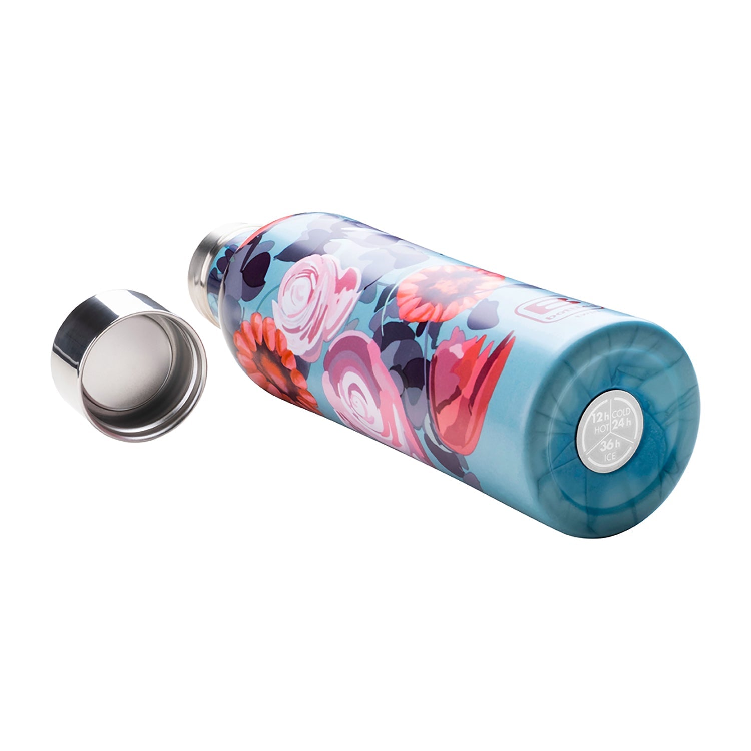 B Bottle  Twin 500 ml / 16.9 fl. oz.  Flowers-Casa Bugatti USA