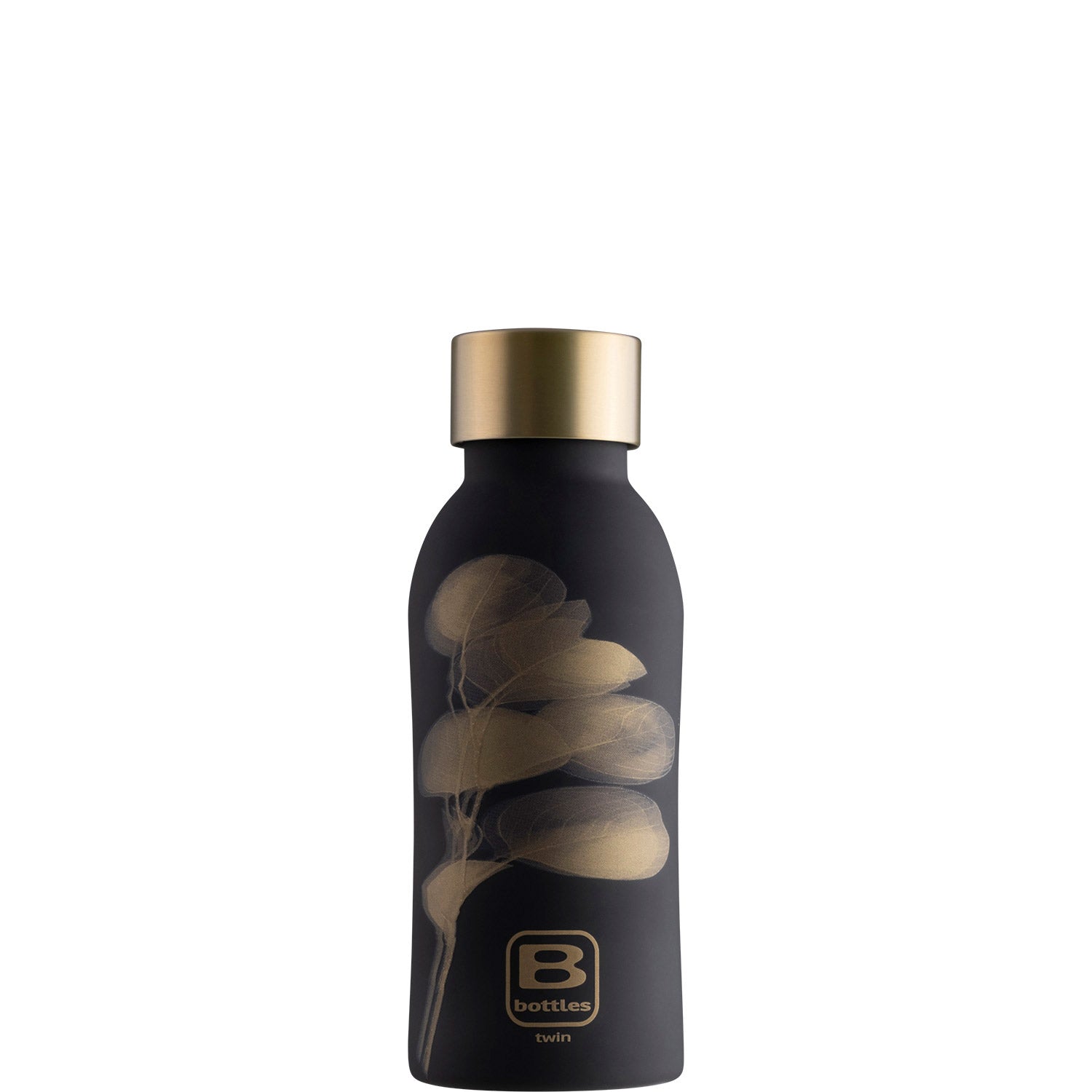 B Bottle  Twin 350 ml / 11.8 fl. oz  Leaves Gold-Casa Bugatti USA