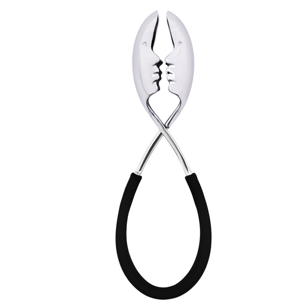 Bugatti Kiss Salad Tongs -Kiss BLACK