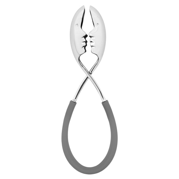 Bugatti Kiss Salad Tongs - Kiss Gray