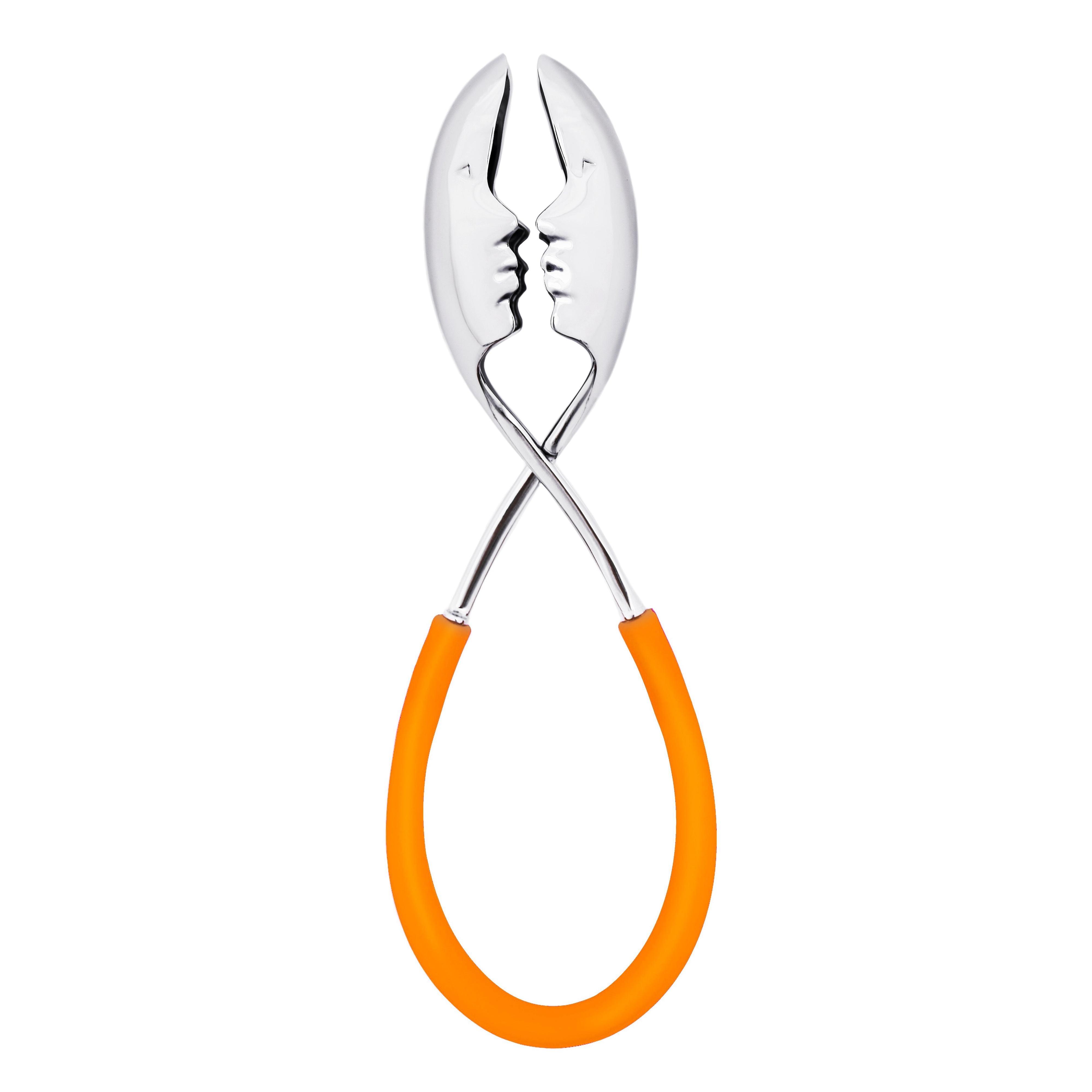 Bugatti Kiss Salad Tongs - Kiss ORANGE-Casa Bugatti USA