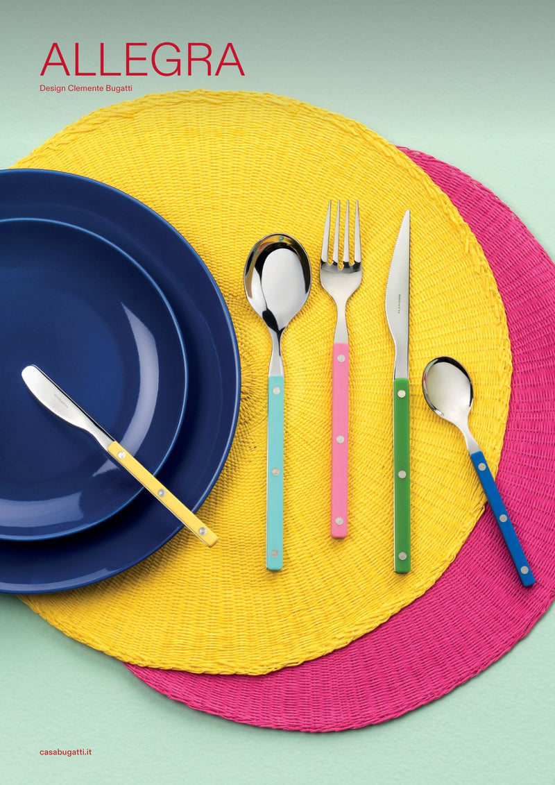 Allegra flatware, catalogue page