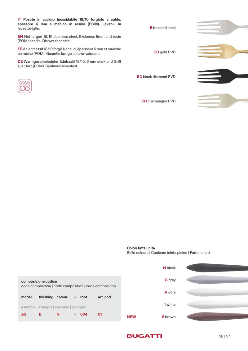 Ares flatware, the pieces