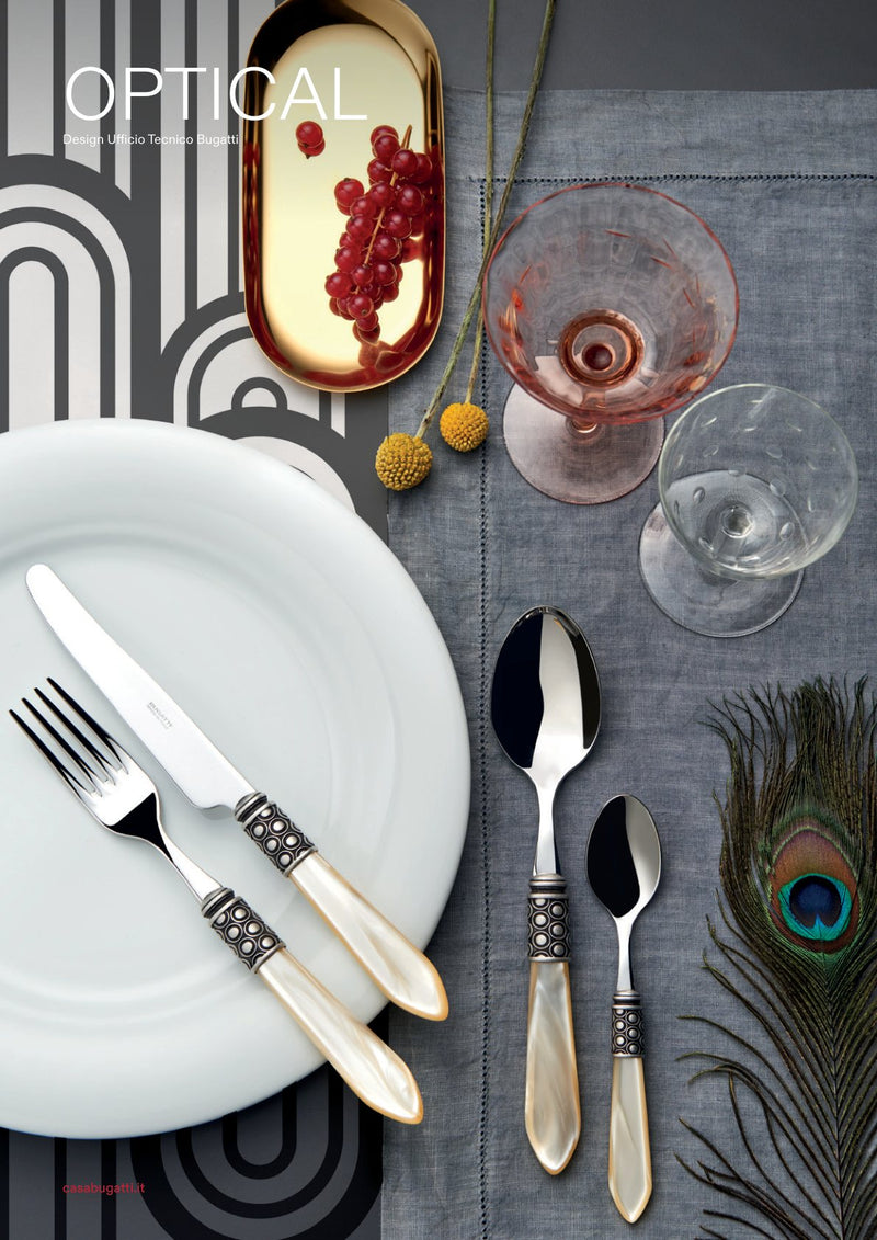 Optical flatware, catalogue page
