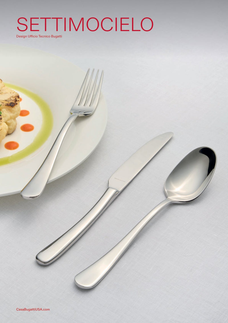Settimocielo stainless flatware, catalogue page