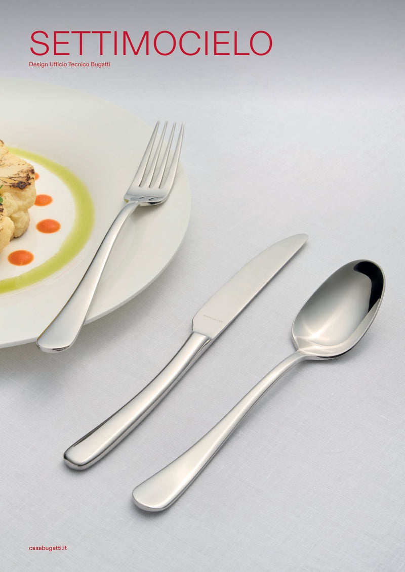 Settimocielo stainless flatware, catalogue page