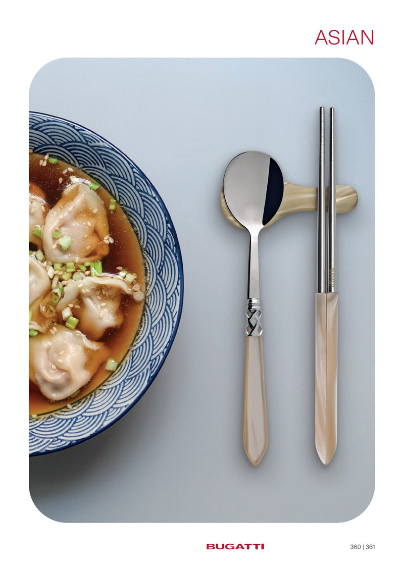 Chopsticks in the bowl, catalogue page