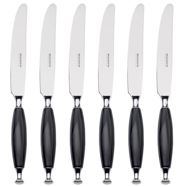 Country Fruit Knife Set 17,5 cm (6.89 inch), Black — Casa Bugatti