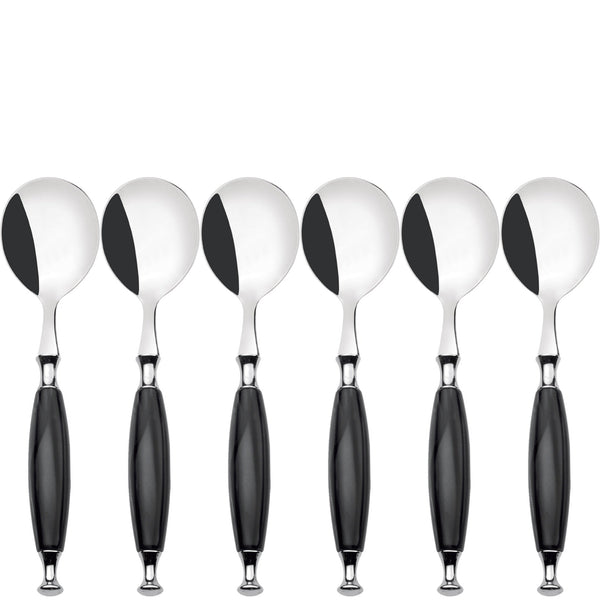 Country Soup Spoons Set, Black — Casa Bugatti