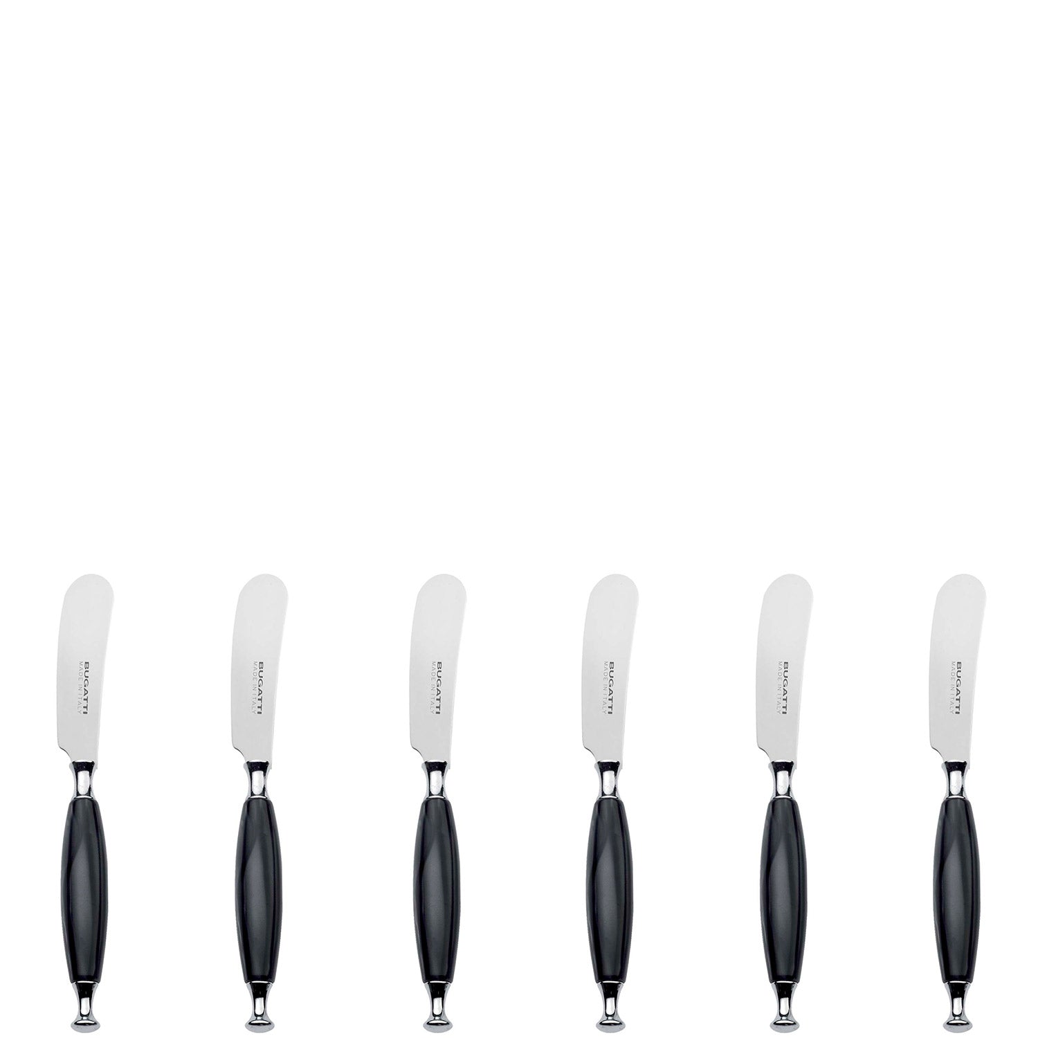 Country Spreader / Butter Knife Set - Black-Casa Bugatti USA