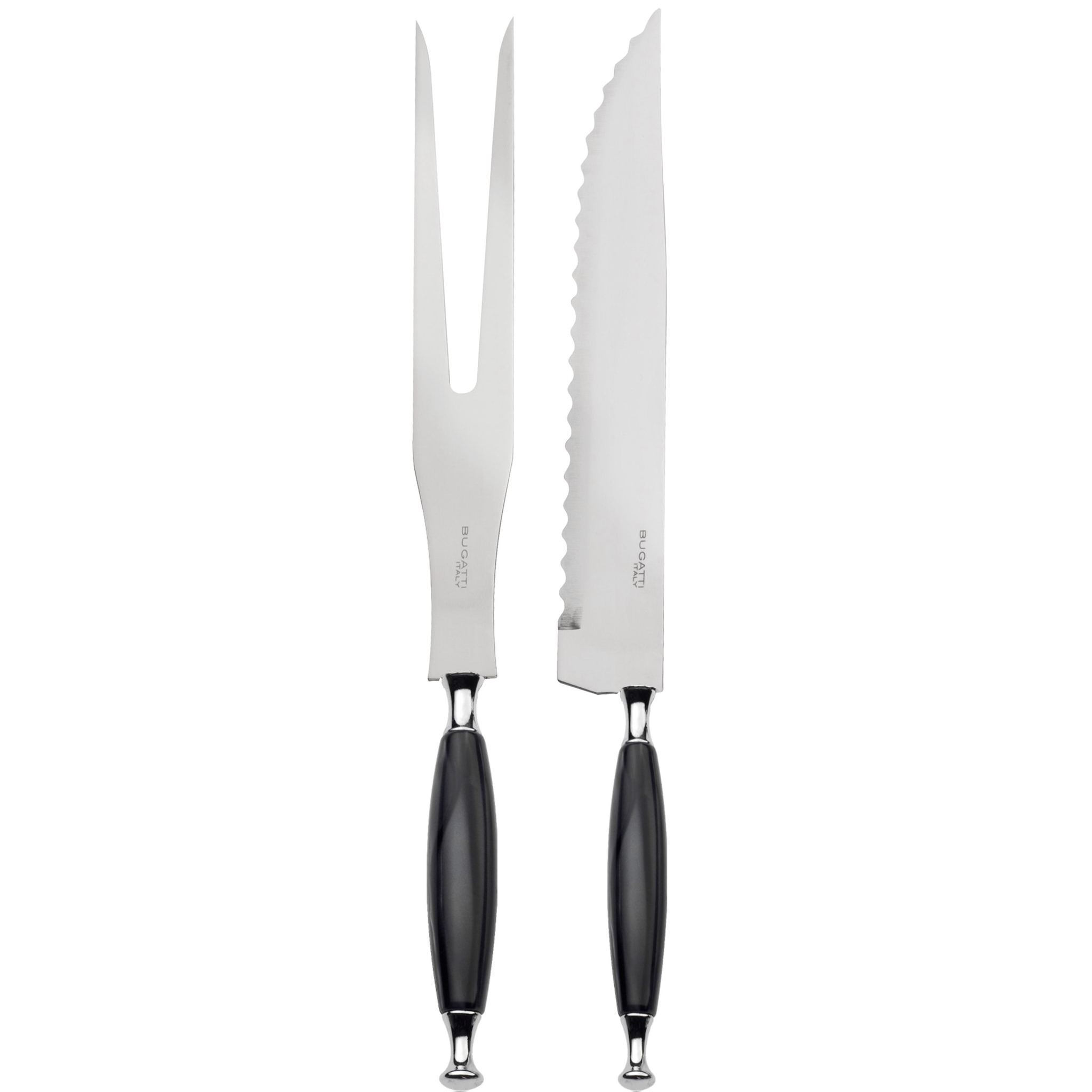 Country 2 Piece Carving Set black-Casa Bugatti USA