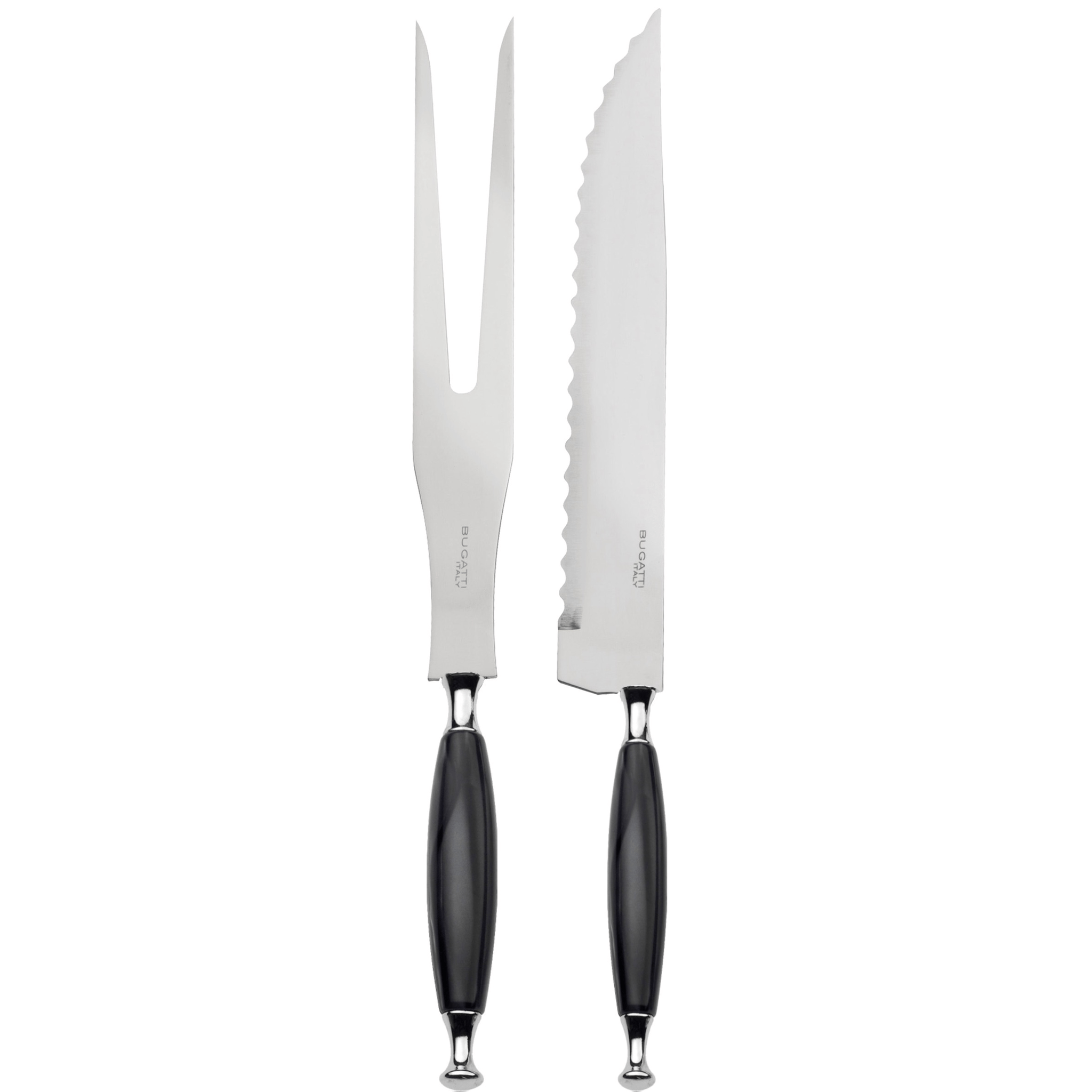 Country 2 Piece Carving Set black-Casa Bugatti USA