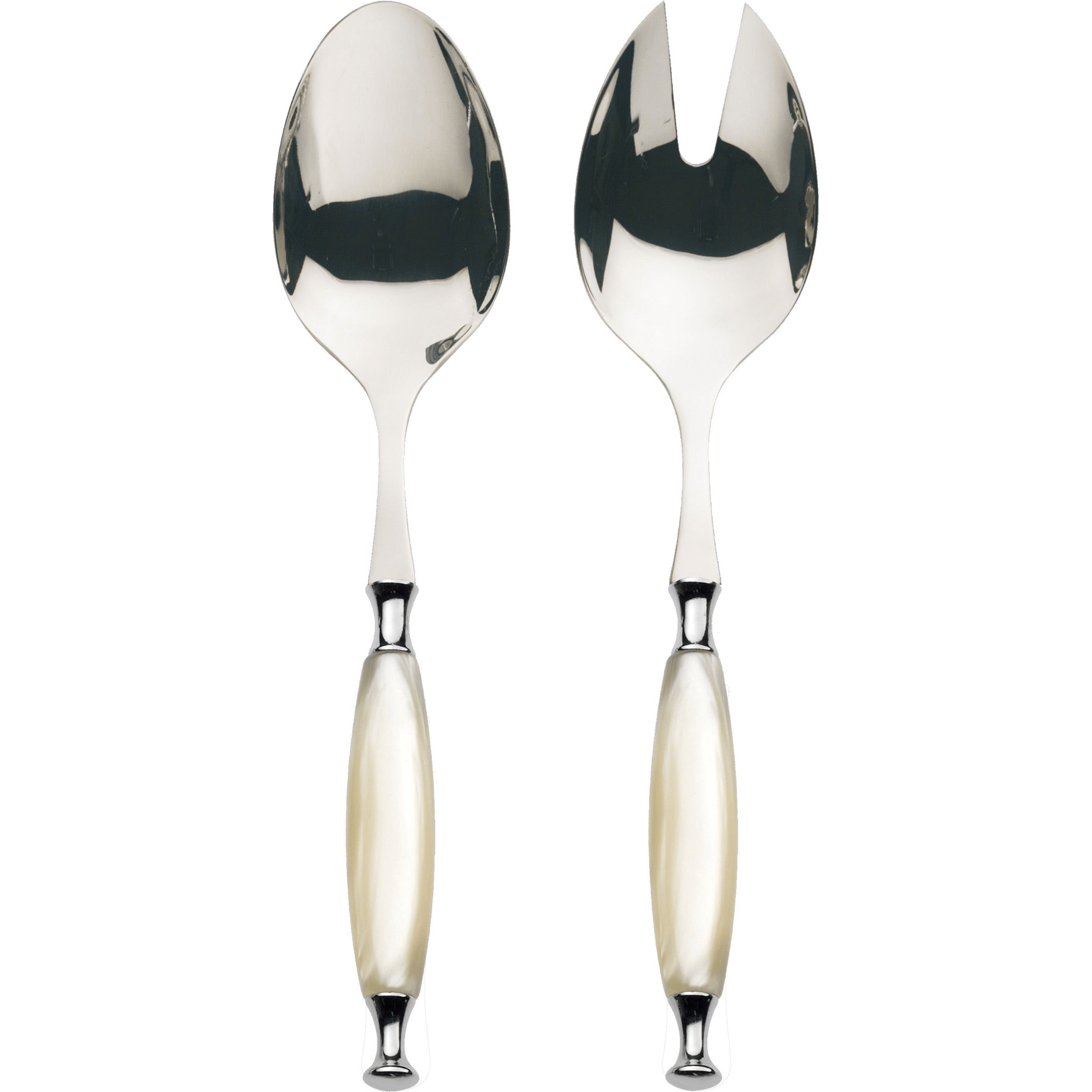 Country 2 Piece Salad Serving Set ivory-Casa Bugatti USA