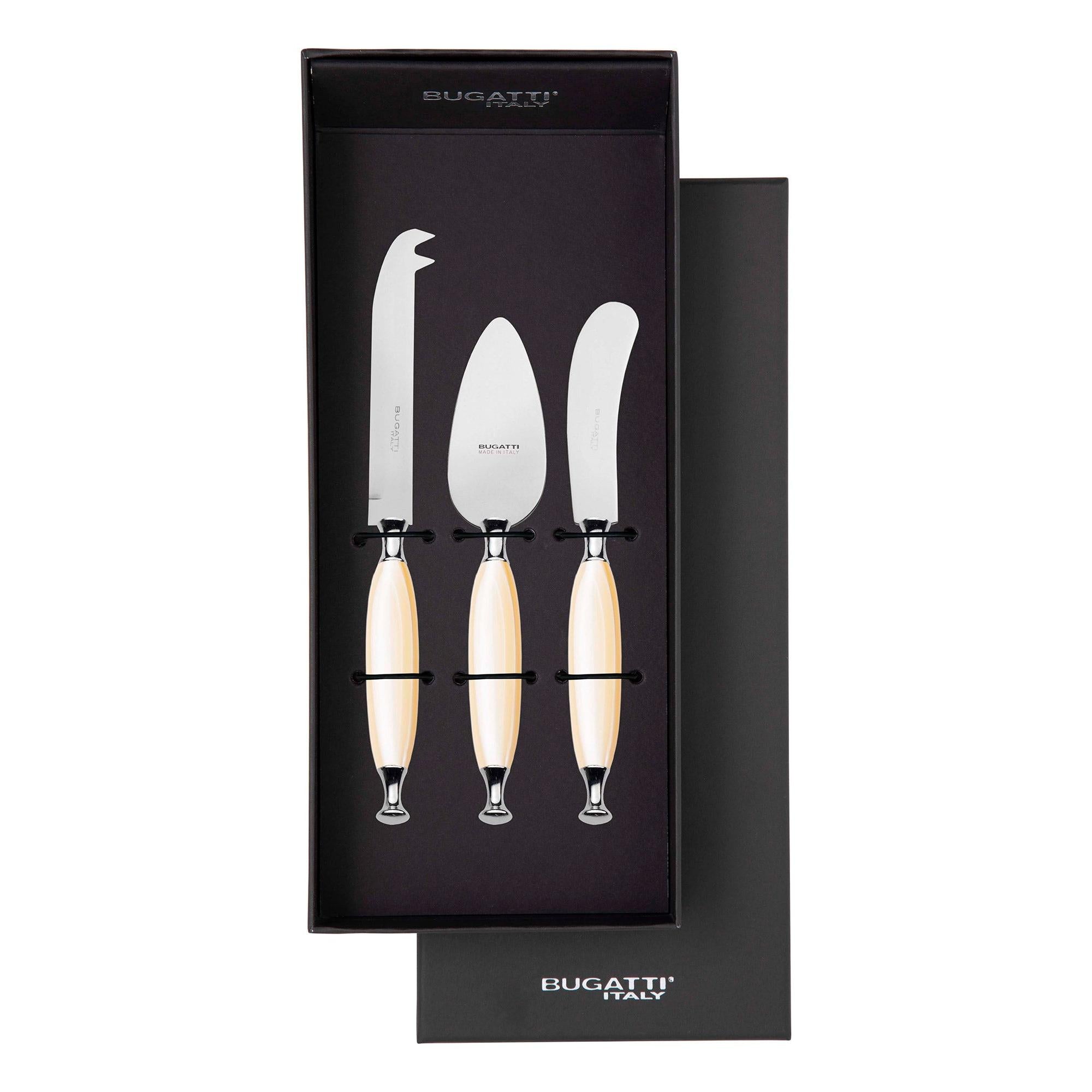 Country 3 Piece Cheese Knife Set - ivory