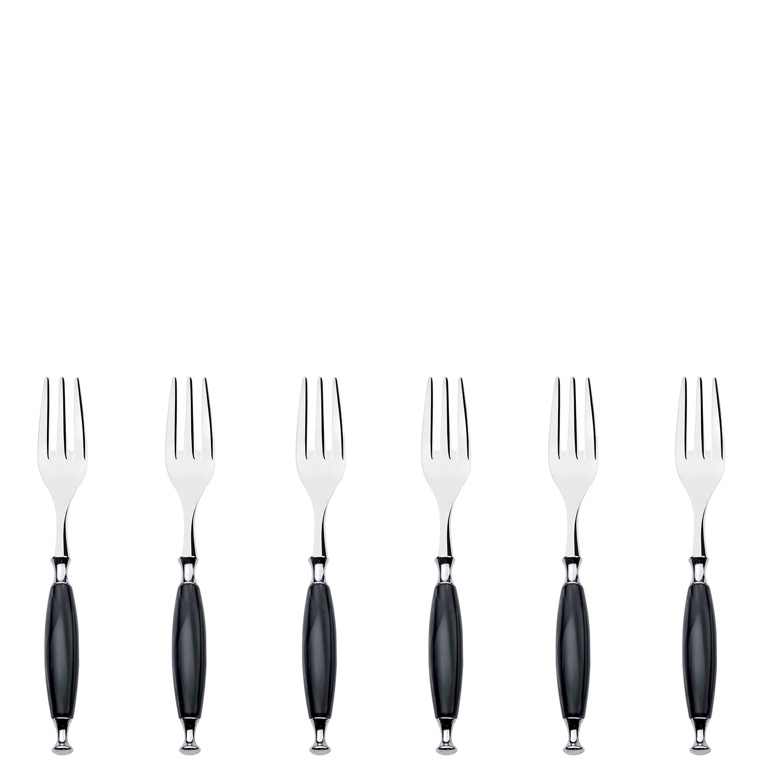 Country Cocktail / Cake Fork Set - black