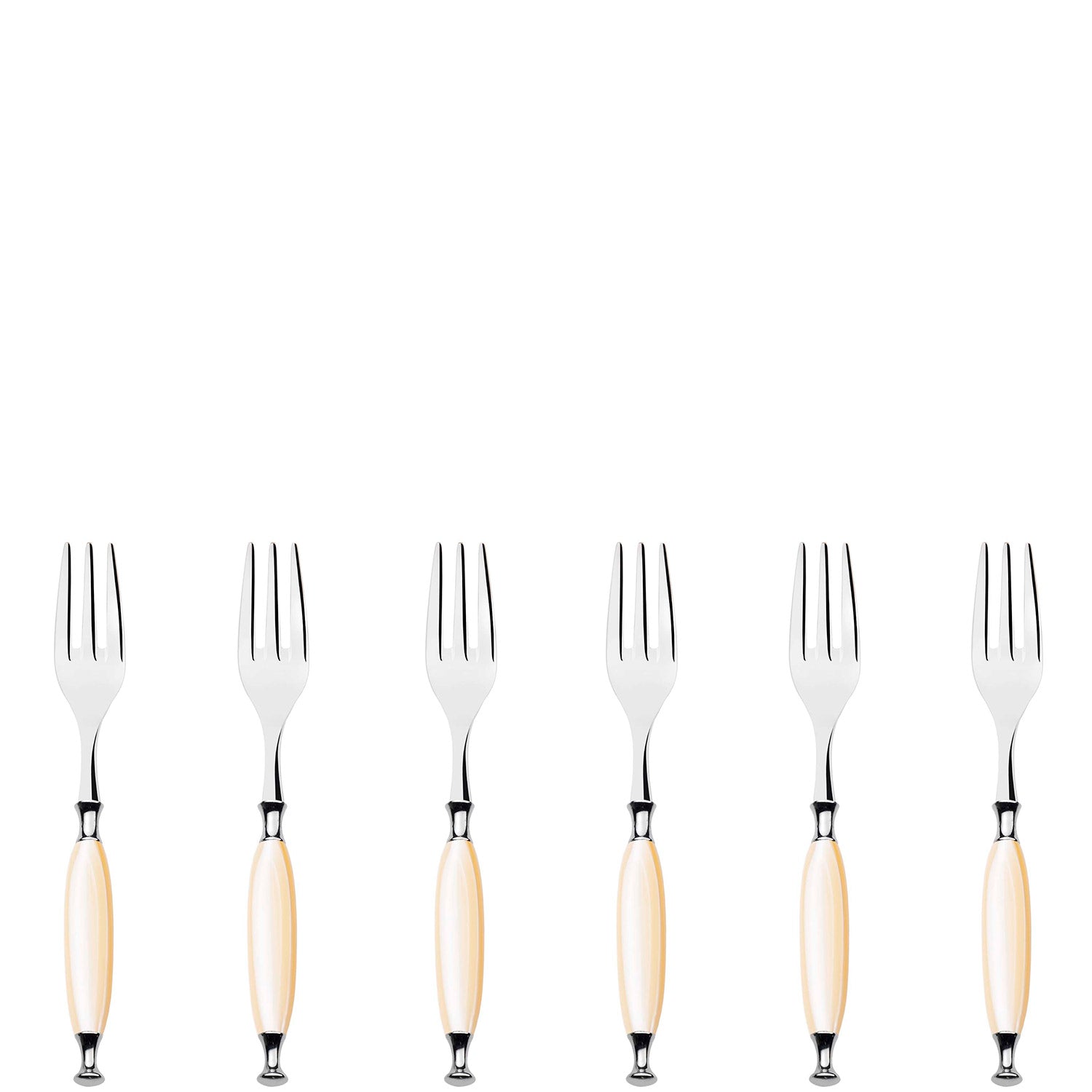 Country Cocktail / Cake Fork Set - ivory