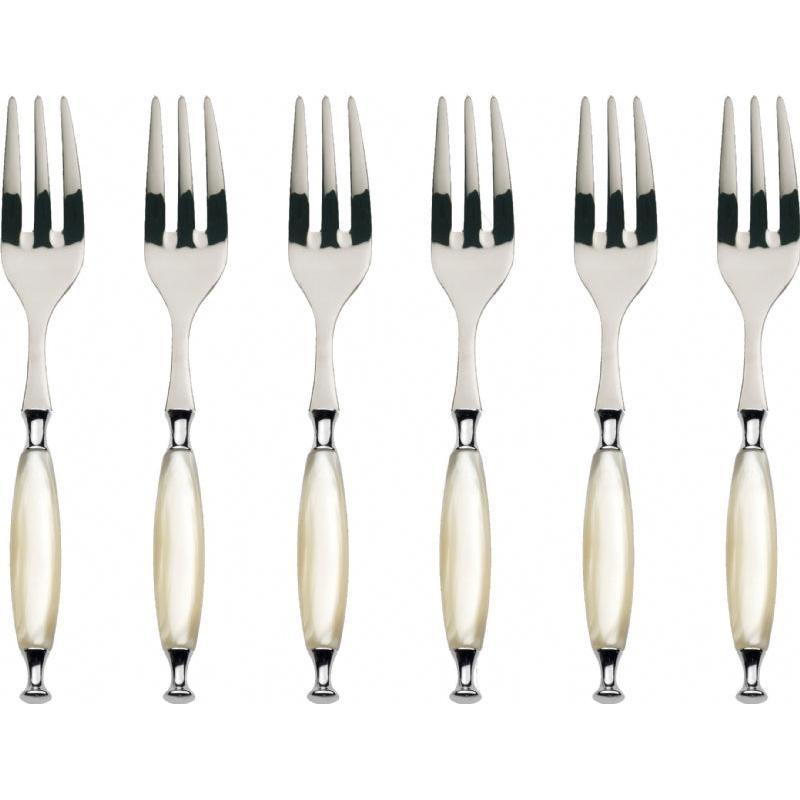 Country Cocktail / Cake Fork Set - ivory