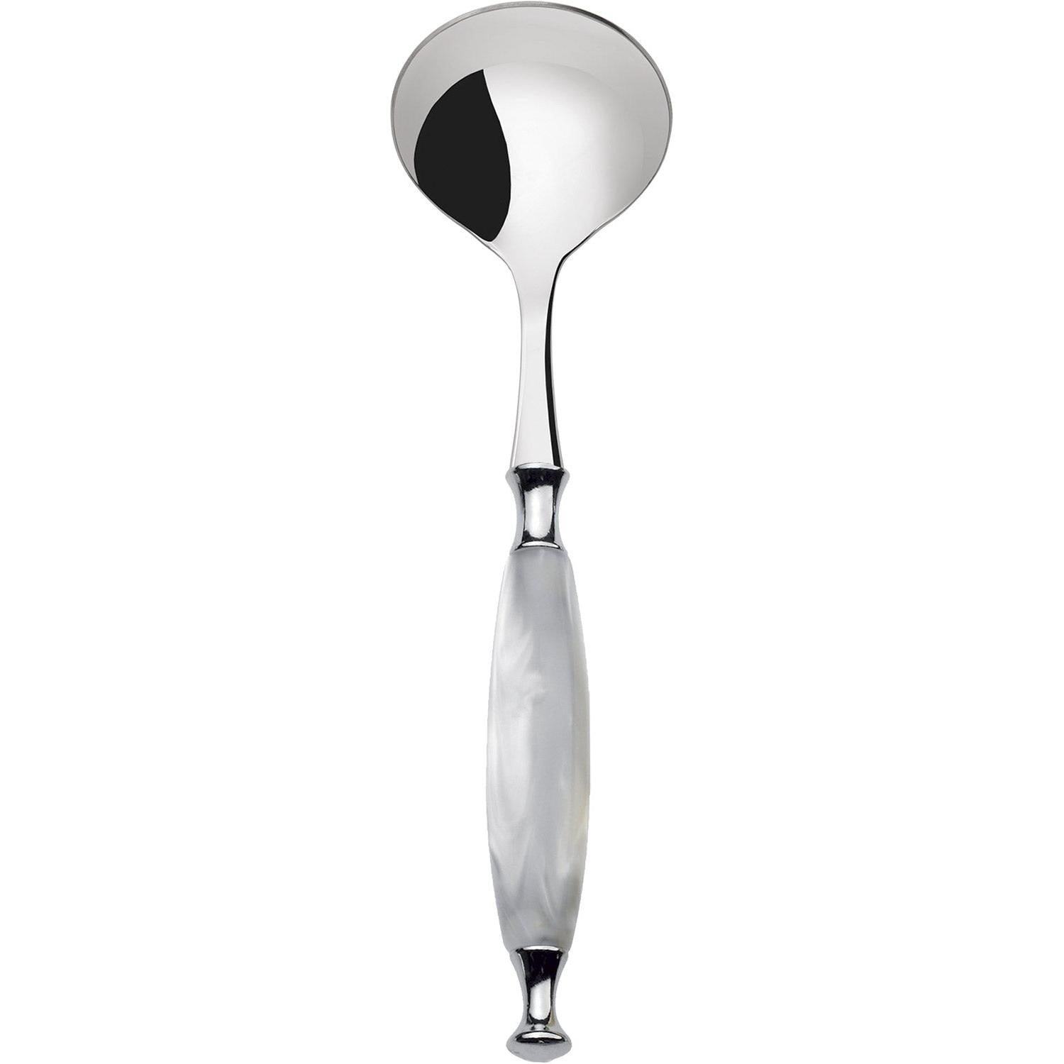 Country Sauce / Gravy Ladle - white