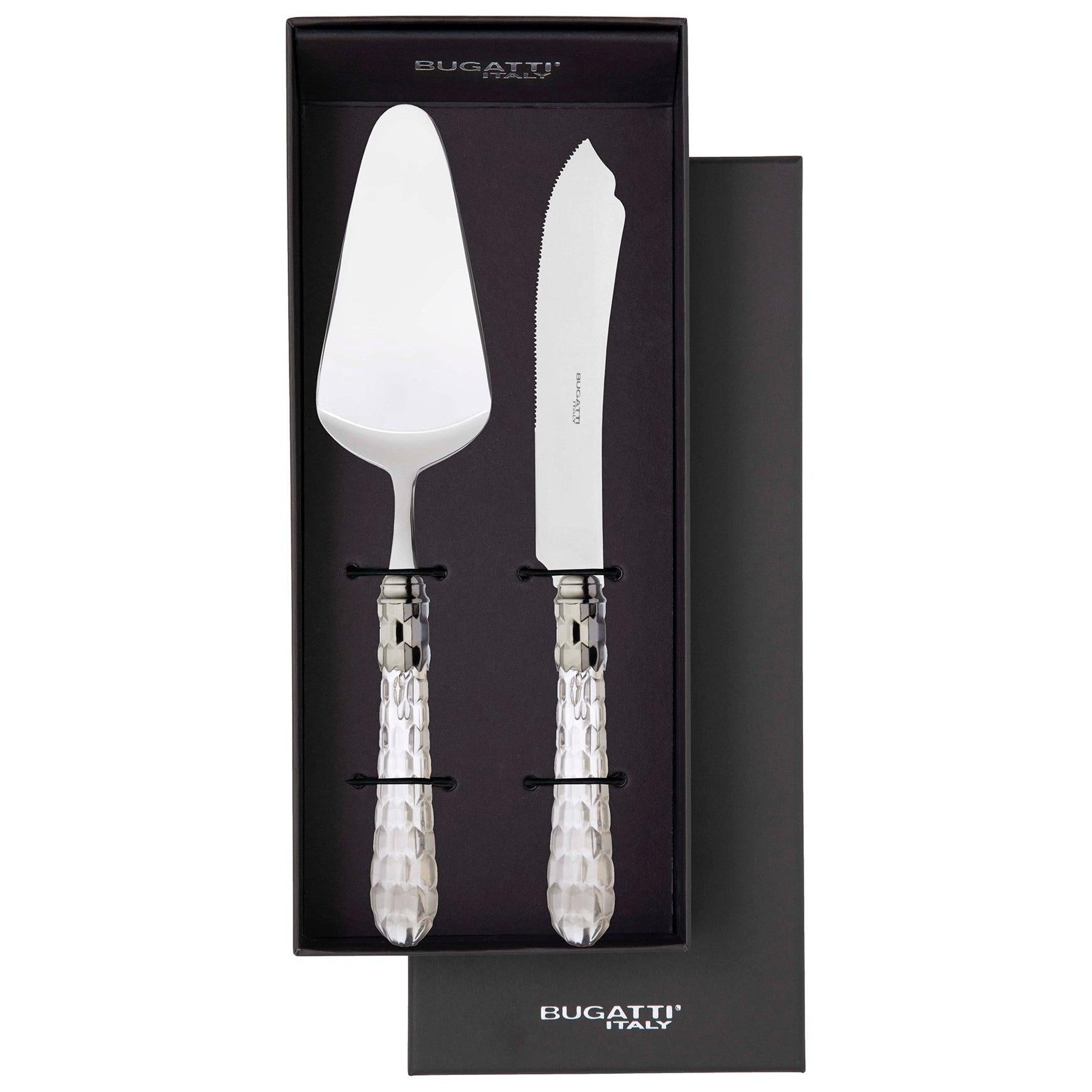 Cristallo Brilliant 2 Piece Cake Serving set - Crystal Clear
