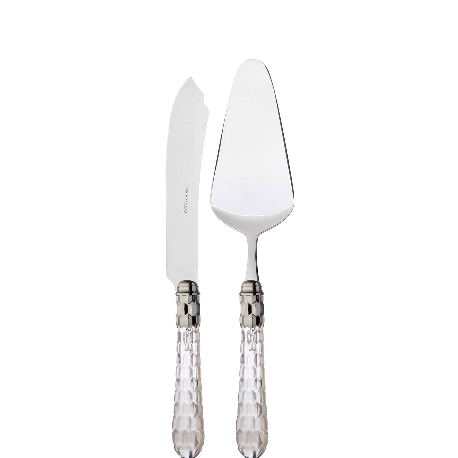 Cristallo Brilliant 2 Piece Cake Serving set - Crystal Clear
