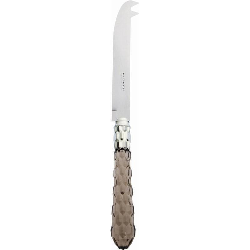 Cristallo Brilliant 2 point "deer" cheese Knife - Tobacco Clear